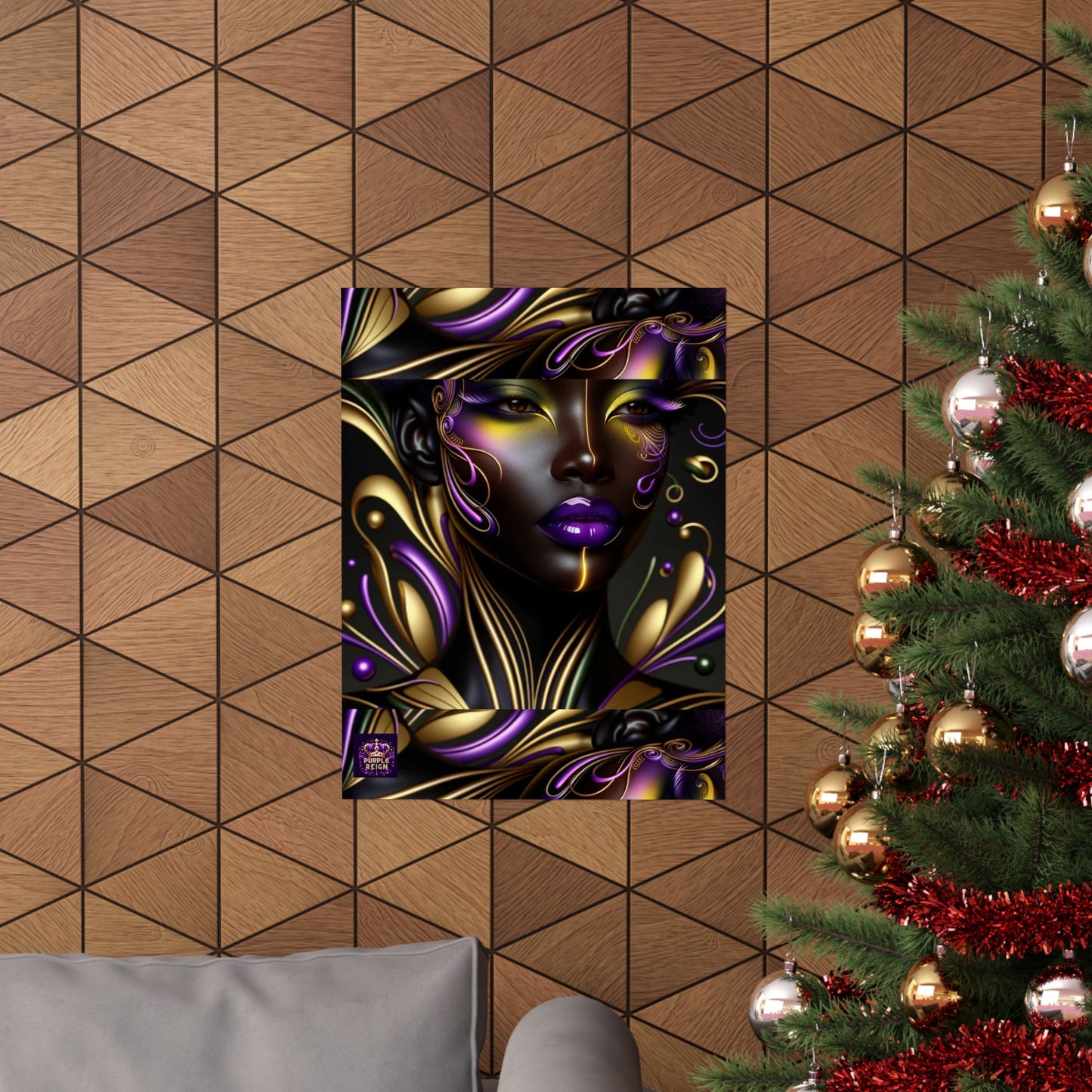 Purrple Reign Matte Vertical Posters #PR7