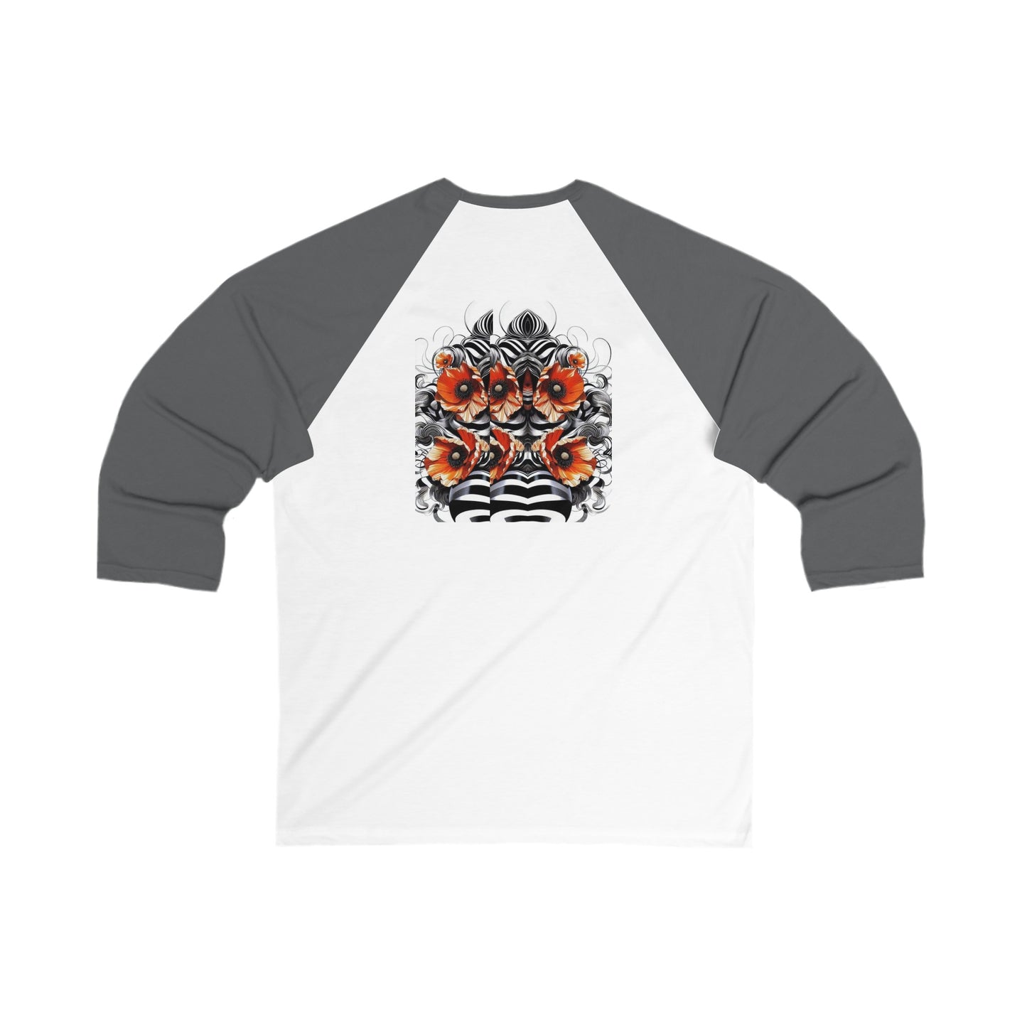 Zebra Fantasy 3\4 Sleeve Baseball Tee #ZF38