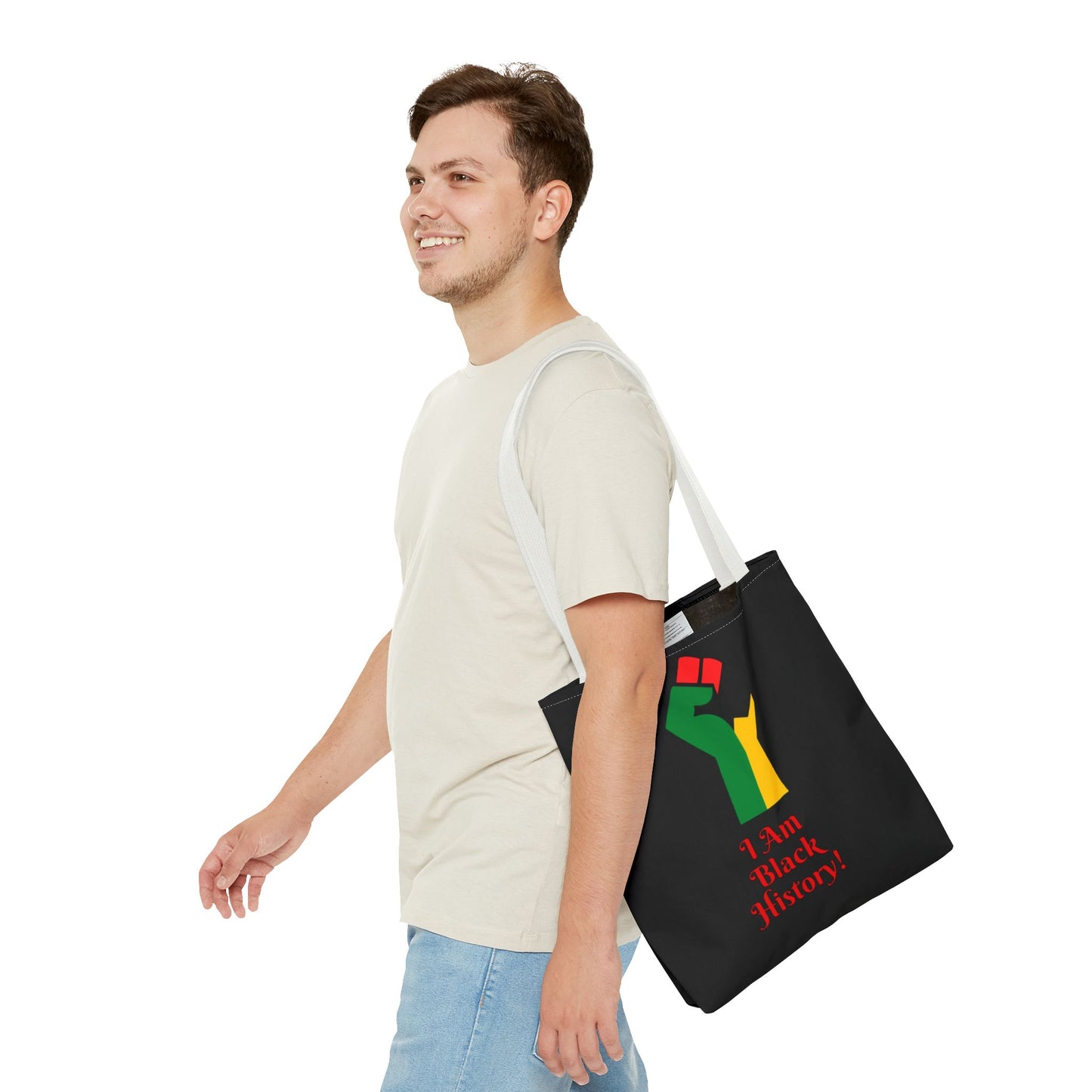 Empowering Black History Tote Bag - "I Am Black History!"