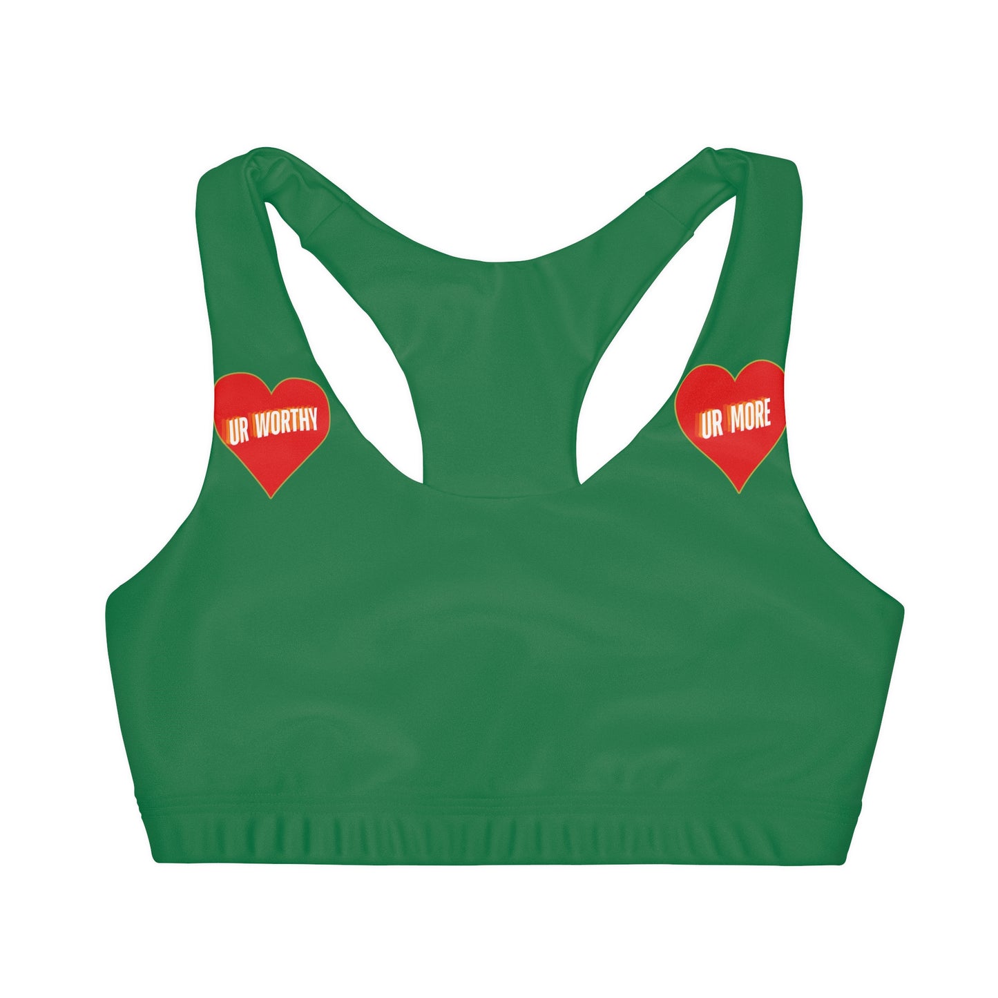 UR Worthy-UR More Girls' Double Lined Seamless Sports Bra (AOP) #15
