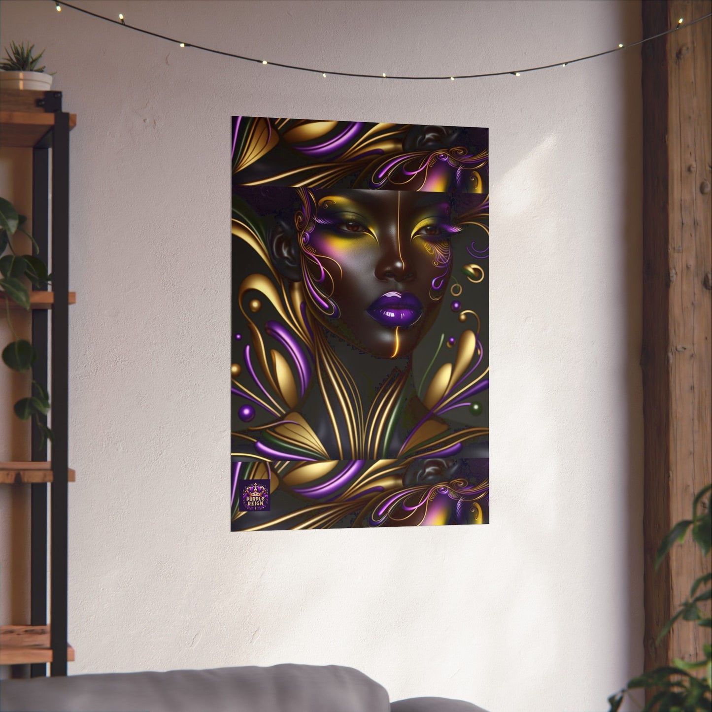 Purrple Reign Matte Vertical Posters #PR7