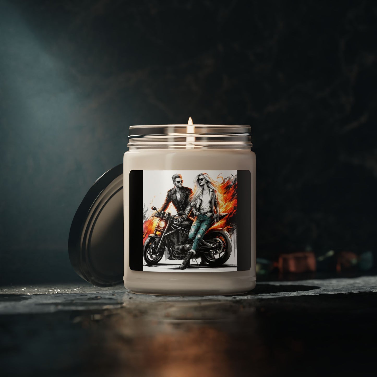 Born To Ride Scented Soy Candle, 9oz #13M