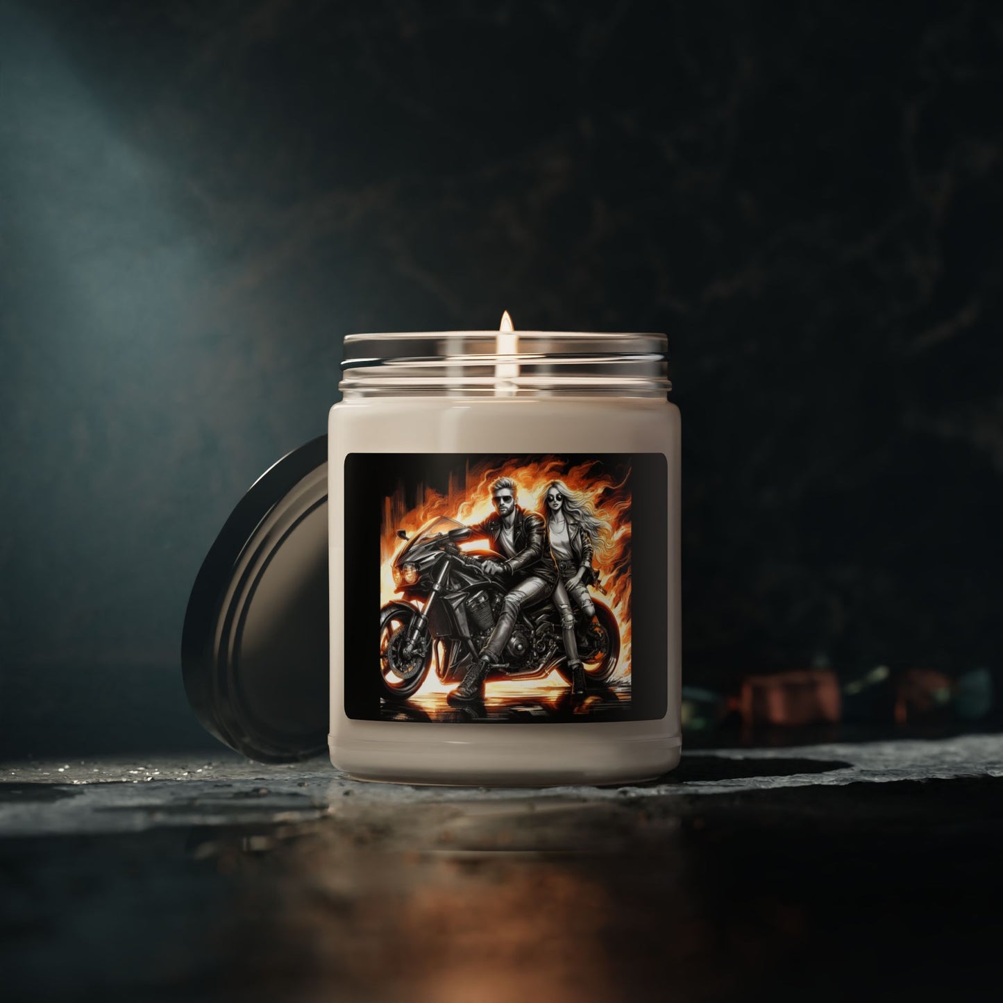 Born To Ride Scented Soy Candle, 9oz #13M