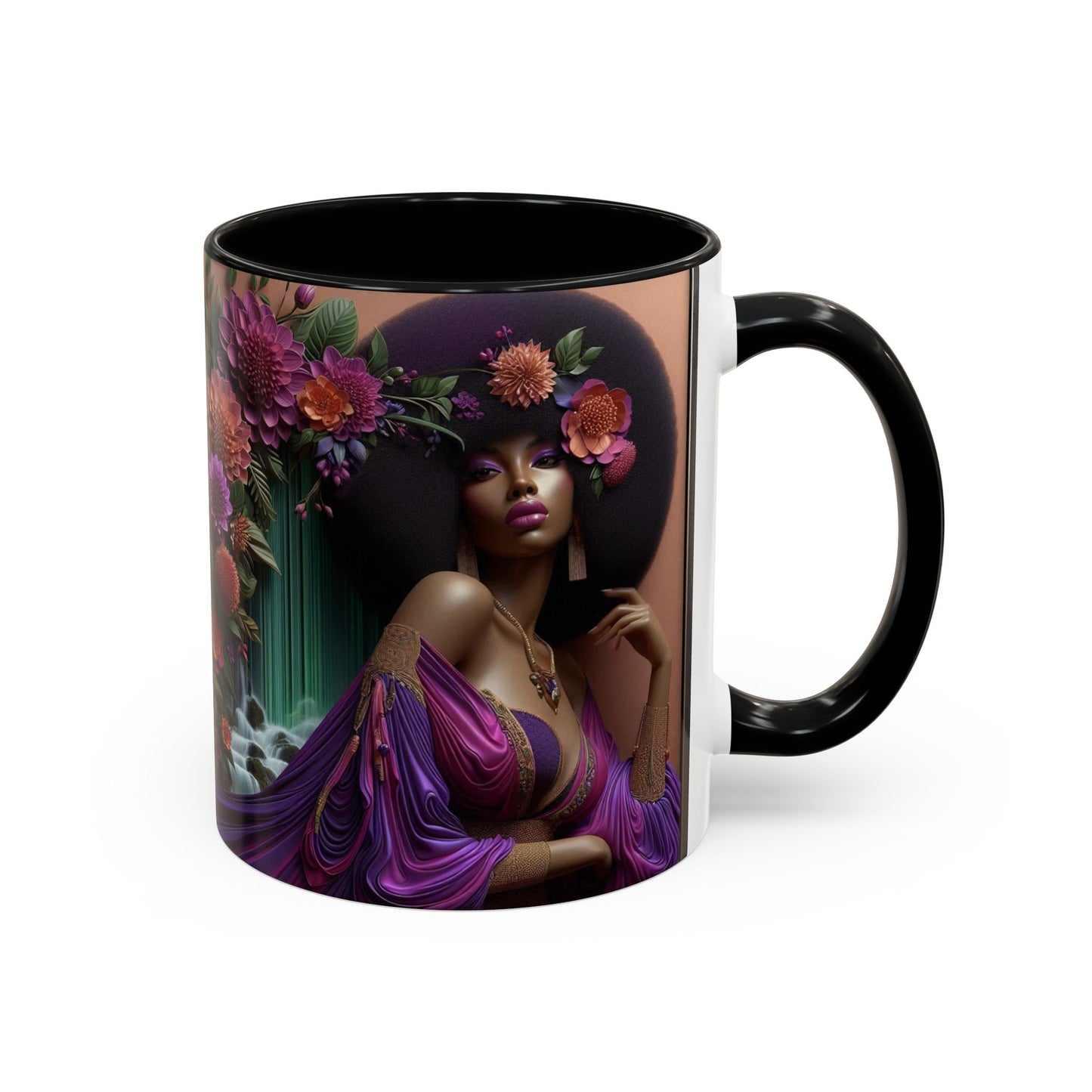 Afrocentric Accent Coffee Mug (11, 15oz) #AACM7