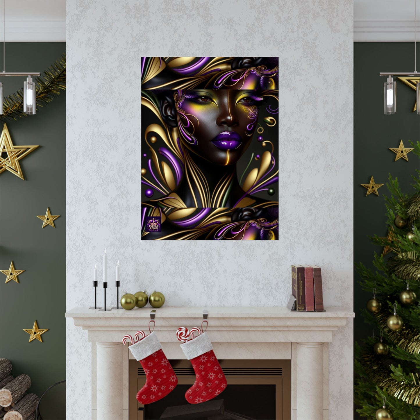 Purrple Reign Matte Vertical Posters #PR7