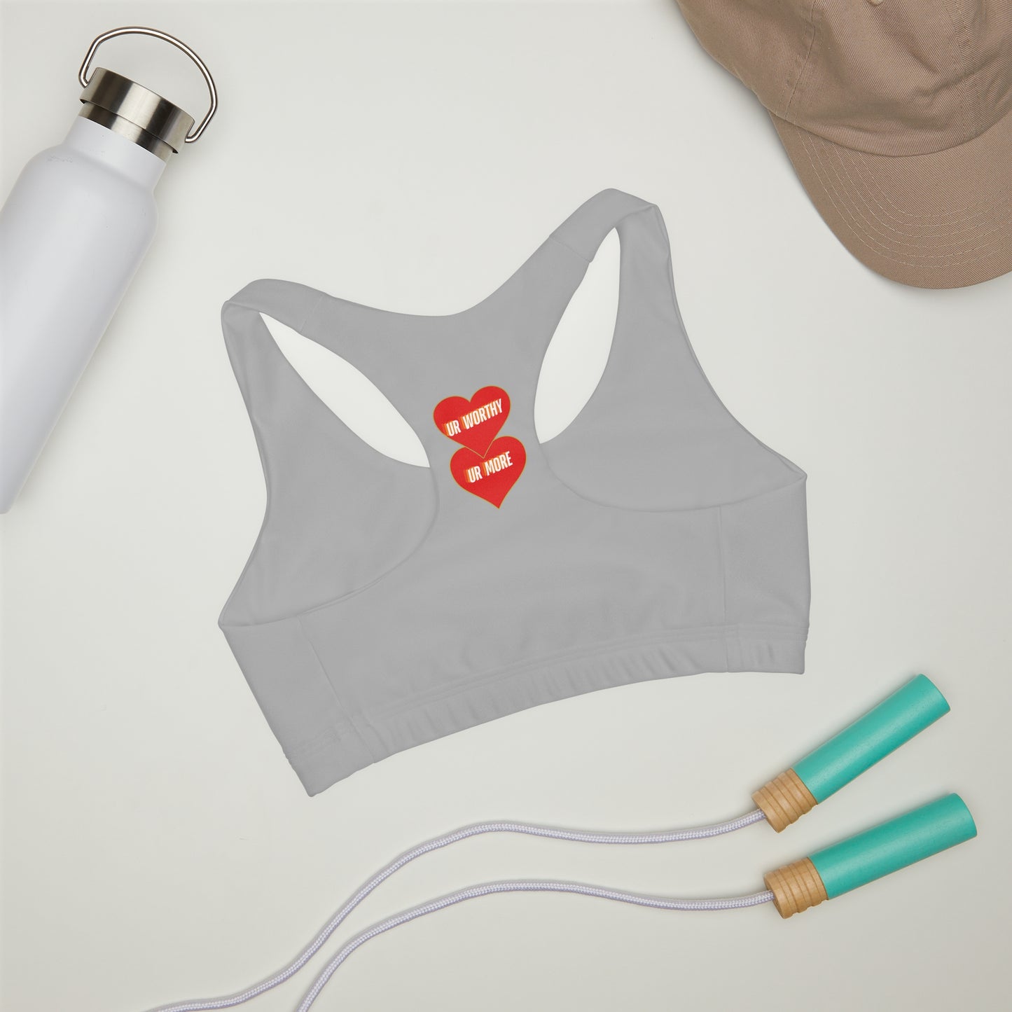 UR Worthy-UR More Girls' Double Lined Seamless Sports Bra (AOP) #15