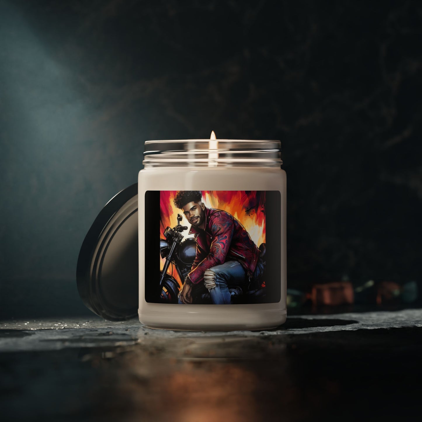 Born To Ride Scented Soy Candle, 9oz #13M