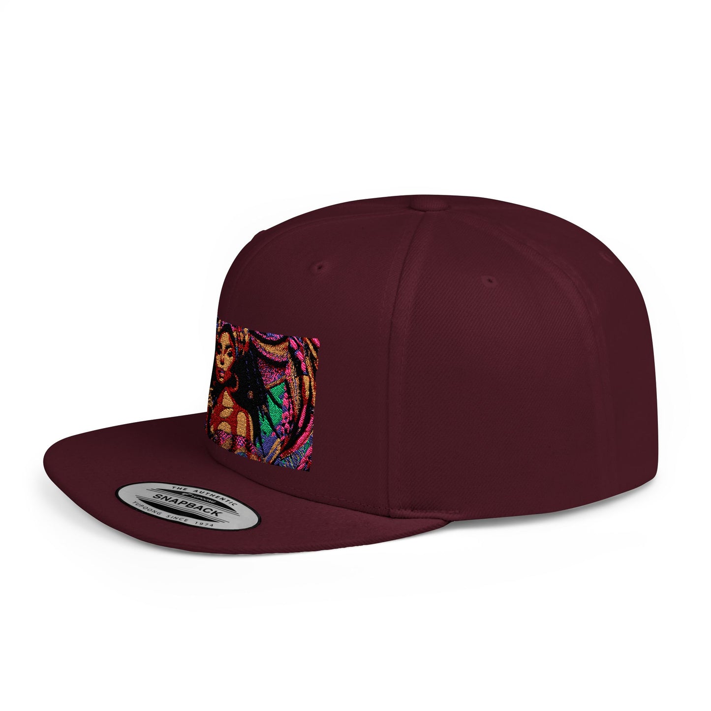 Divinity Luxury Flat Bill Snapback Hat - Bold Statement Headwear #DL1
