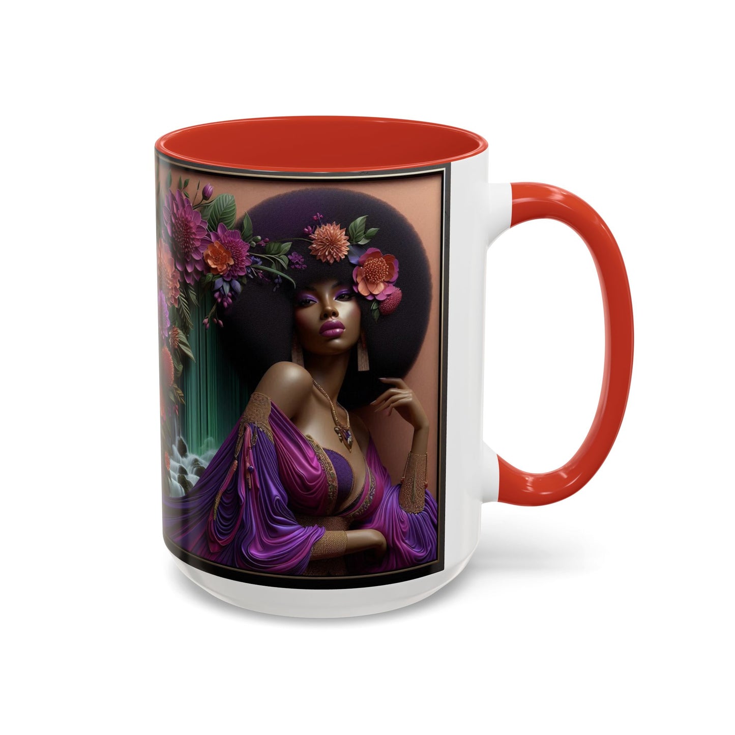 Afrocentric Accent Coffee Mug (11, 15oz) #AACM7