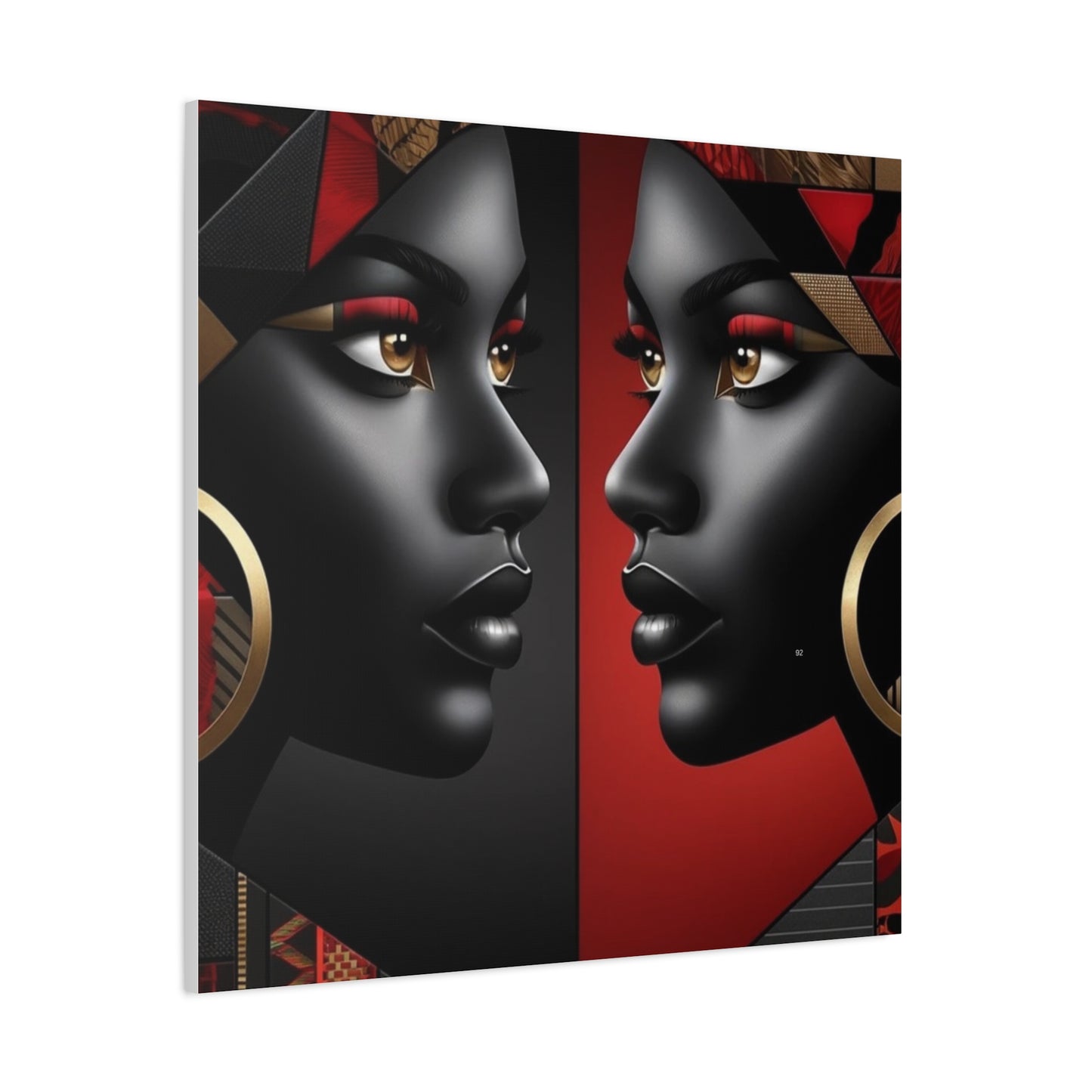 Dual Faced Matte Canvas, Stretched, 1.25" #DF1