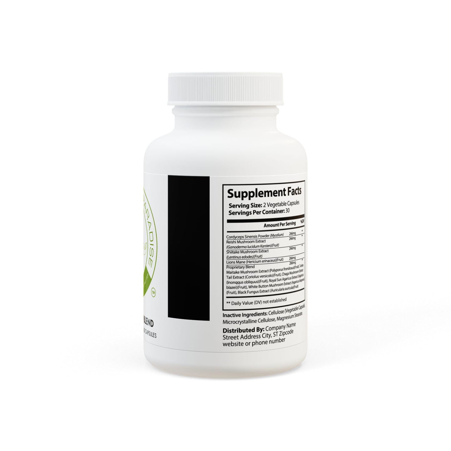 Mushroom Blend Supplement (60 Capsules) #GLP22