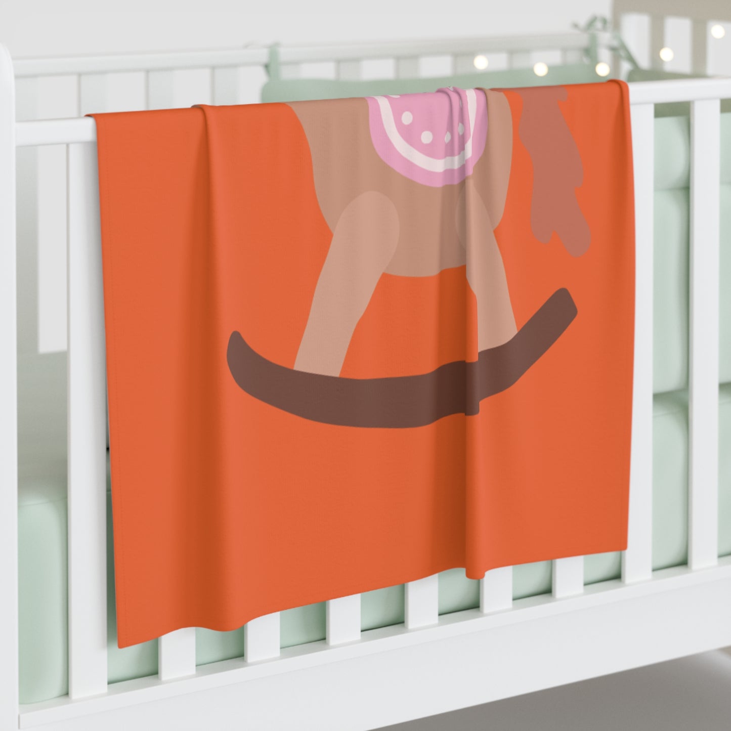 Rocking Horse Baby Swaddle Blanket #RH1