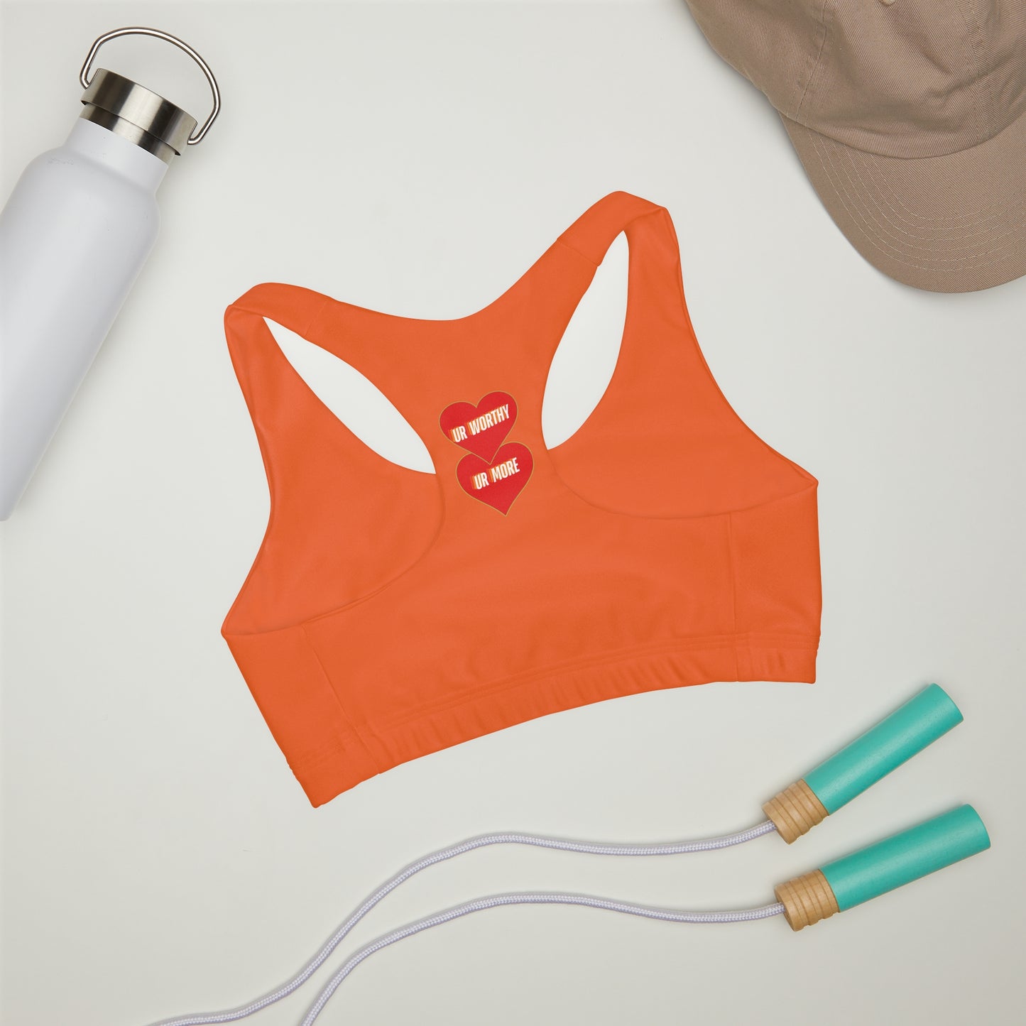 UR Worthy-UR More Girls' Double Lined Seamless Sports Bra (AOP) #15