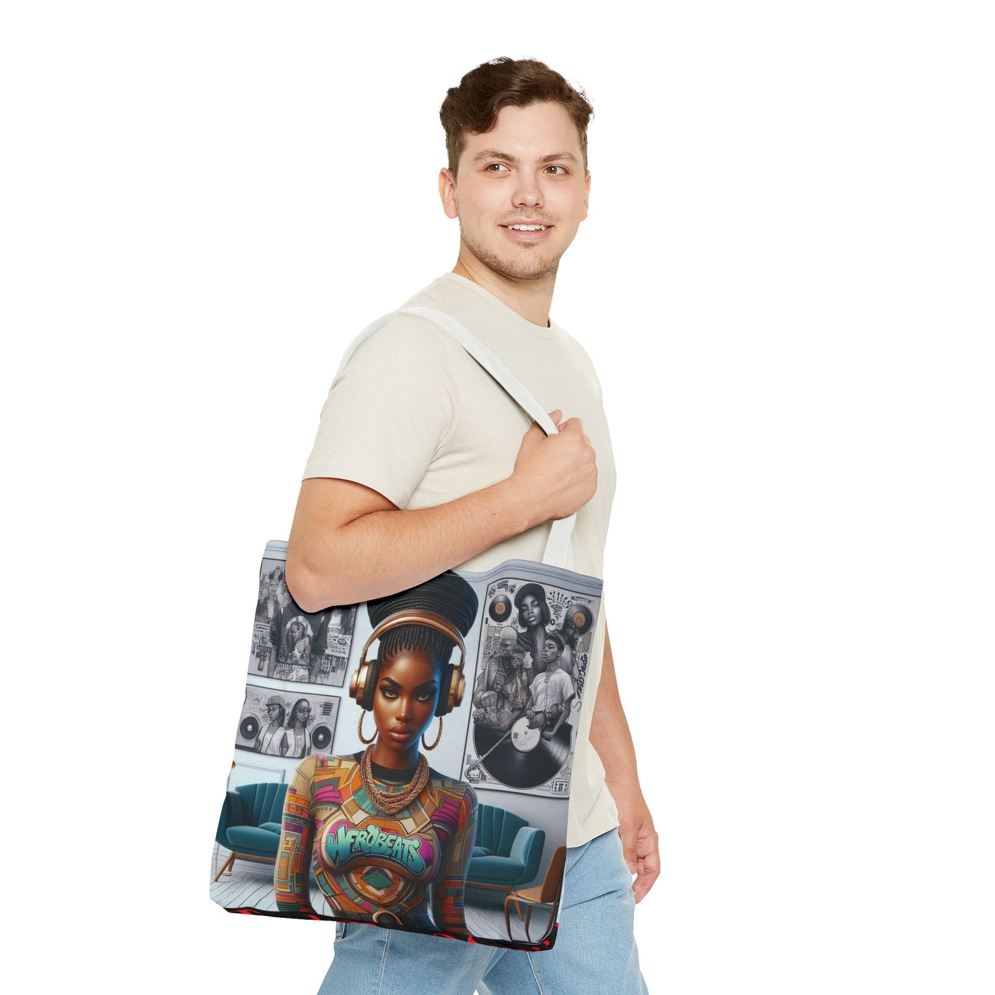 Feel The Music Tote Bag (AOP) #FM13