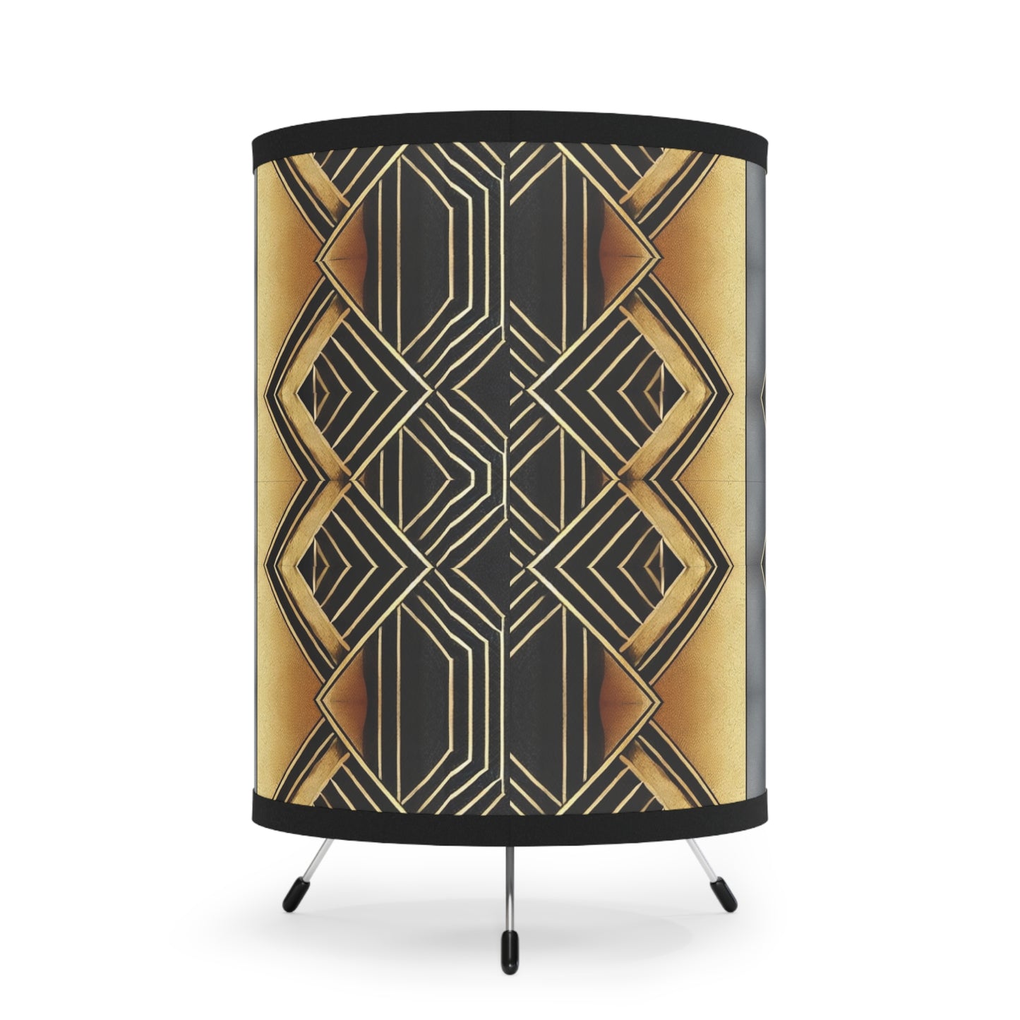 Amber Radiance Tripod Lamp with High-Res Printed Shade, US\CA plug #AR1