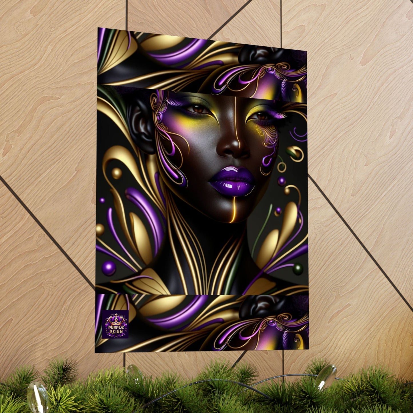 Purrple Reign Matte Vertical Posters #PR7