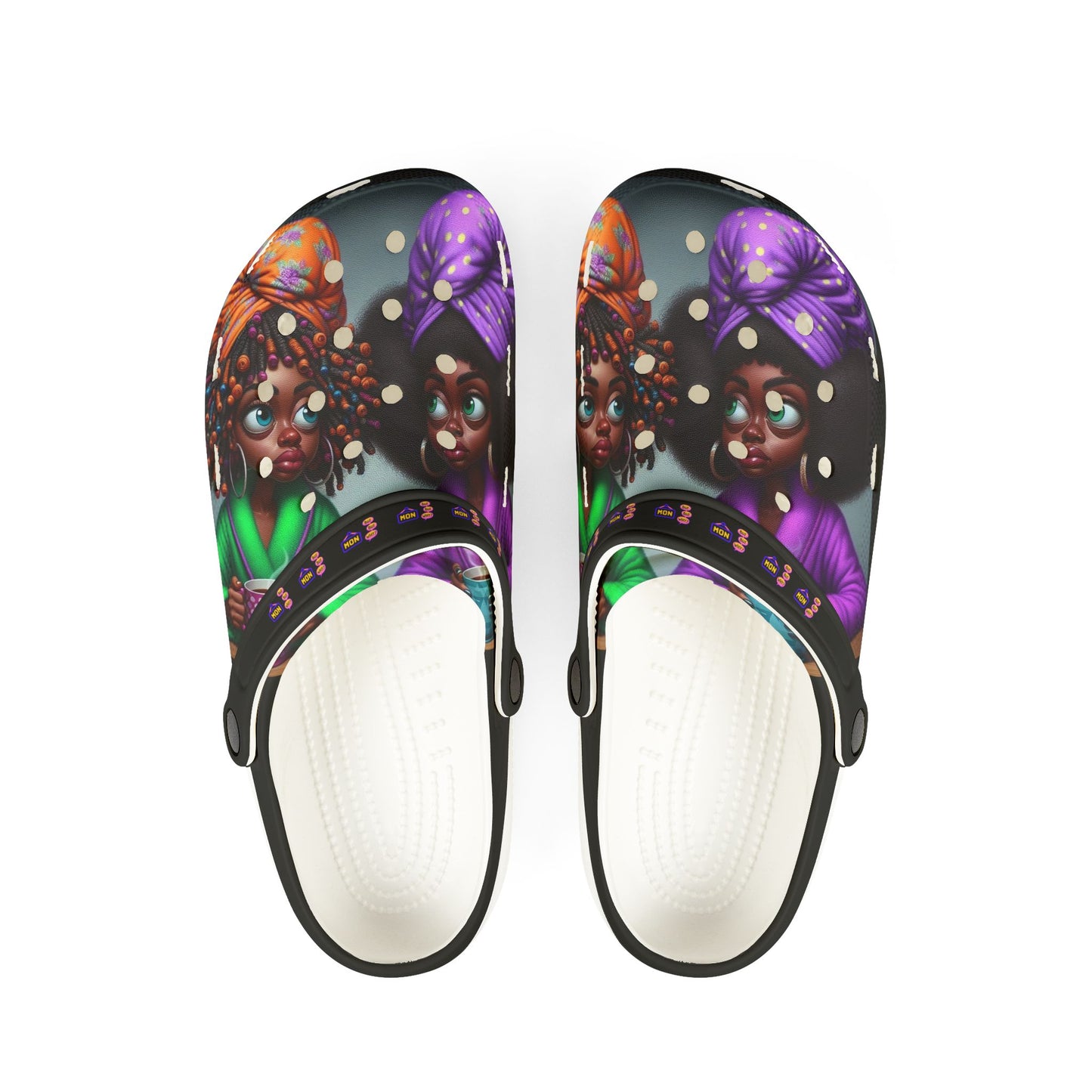 Monday Vibes EVA Foam Rubber Shoes (AOP) #MV1