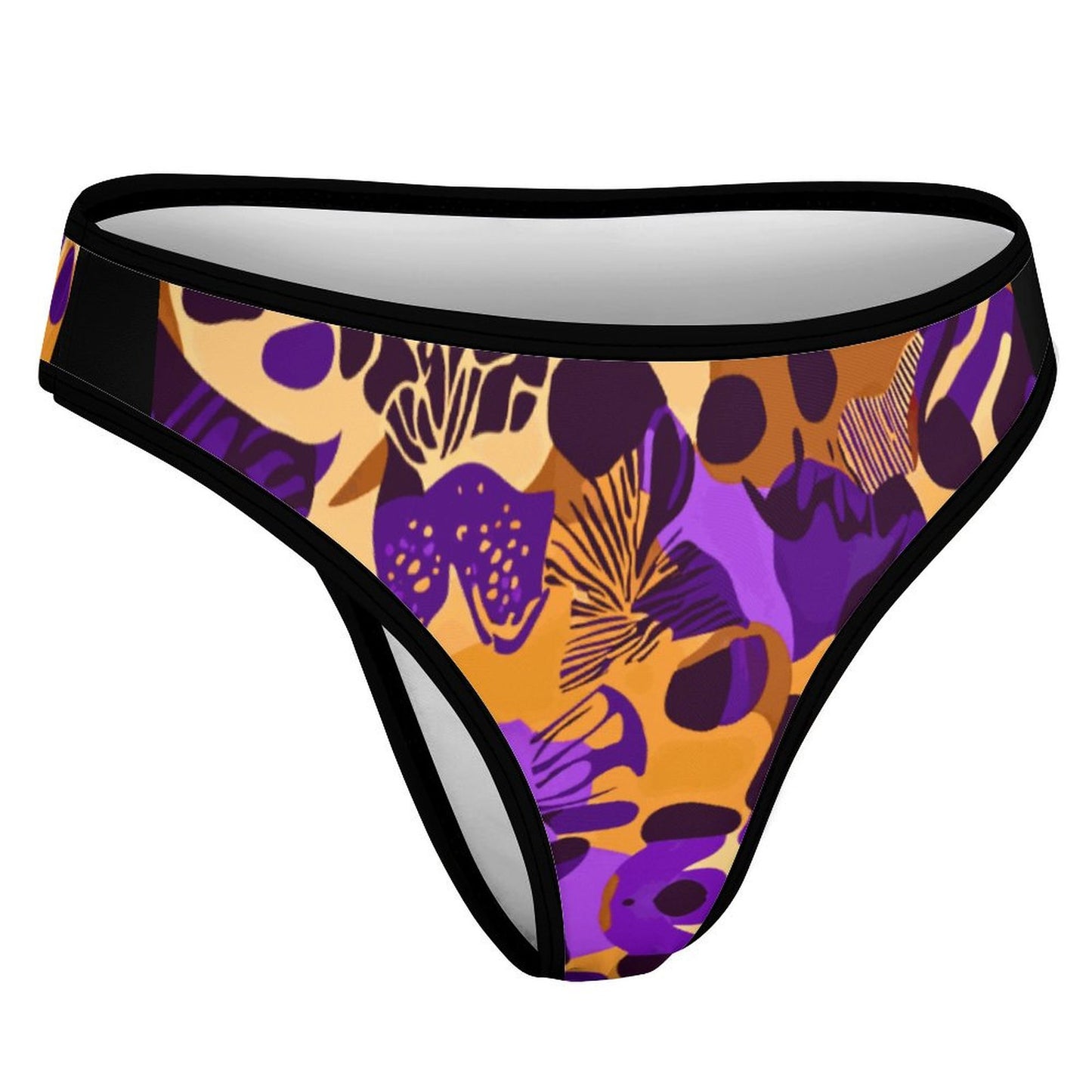 Ice Silk Women Underwear Thongs NZ207 (All-Over Printing)