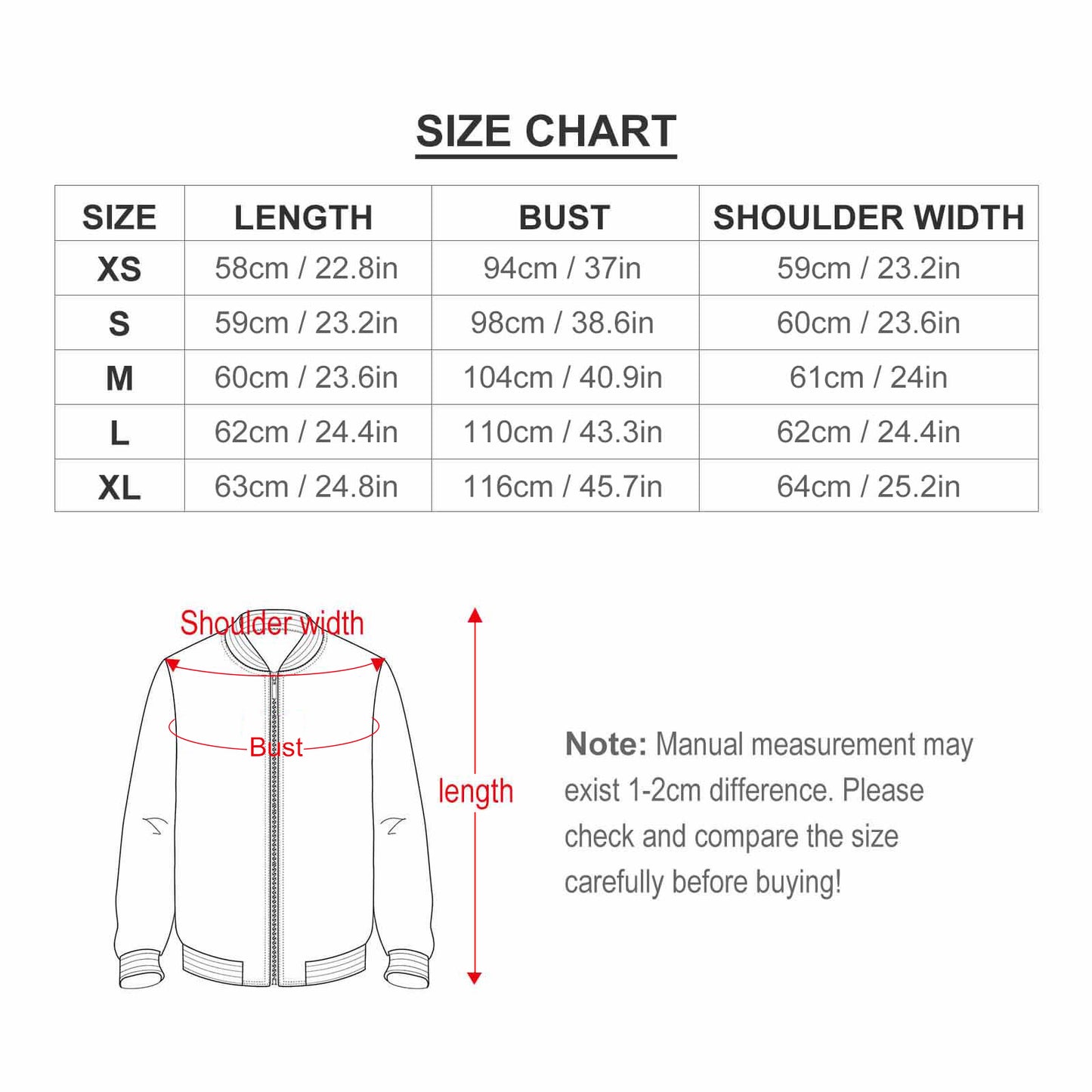 Women's Zipper Jacket LLJK (All-Over Printing)