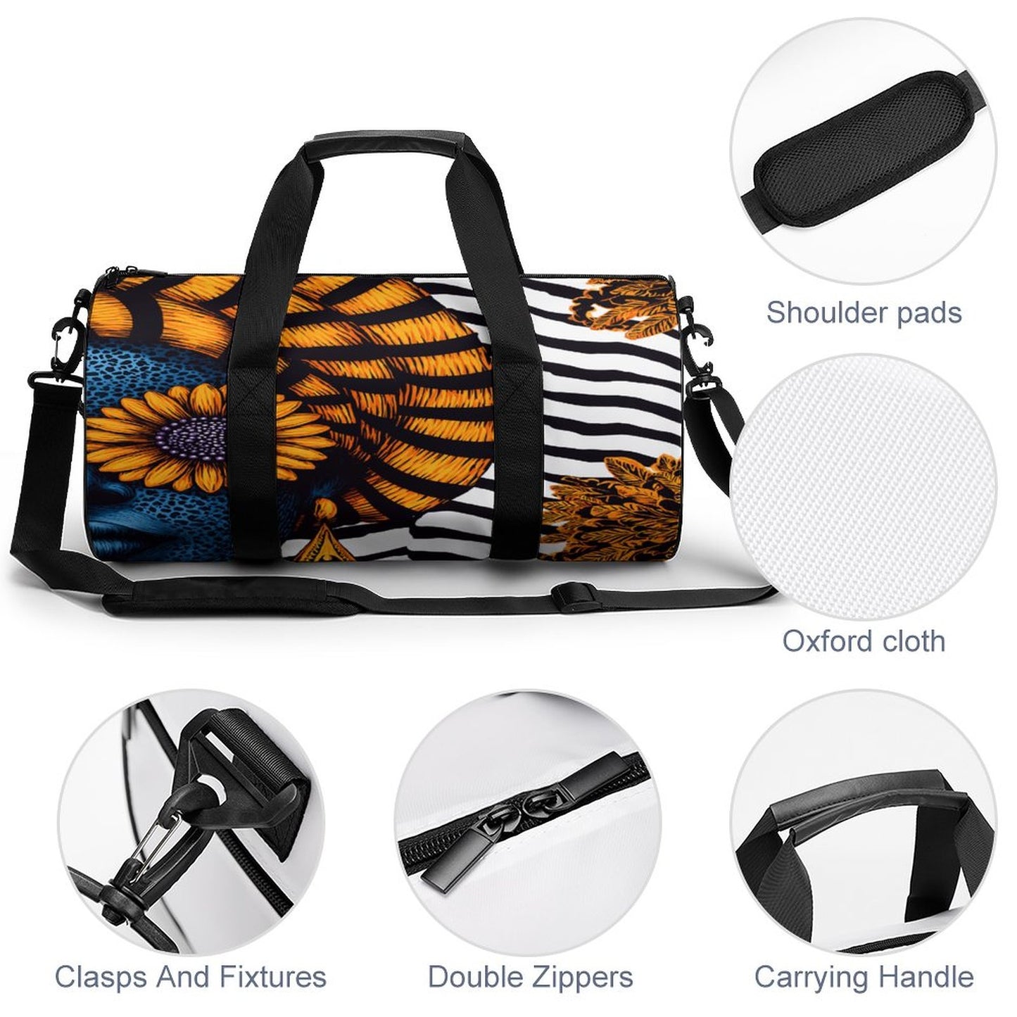Cylindrical Gym Bag Q006 (Multi-sites)