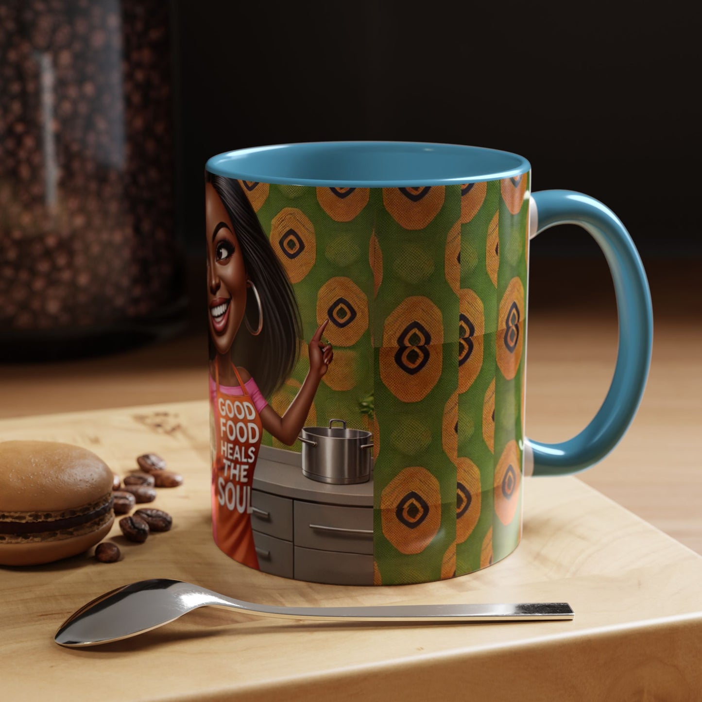 Soulful Bites and Kitchen Delights Accent Coffee Mug (11, 15oz) #SBKD1
