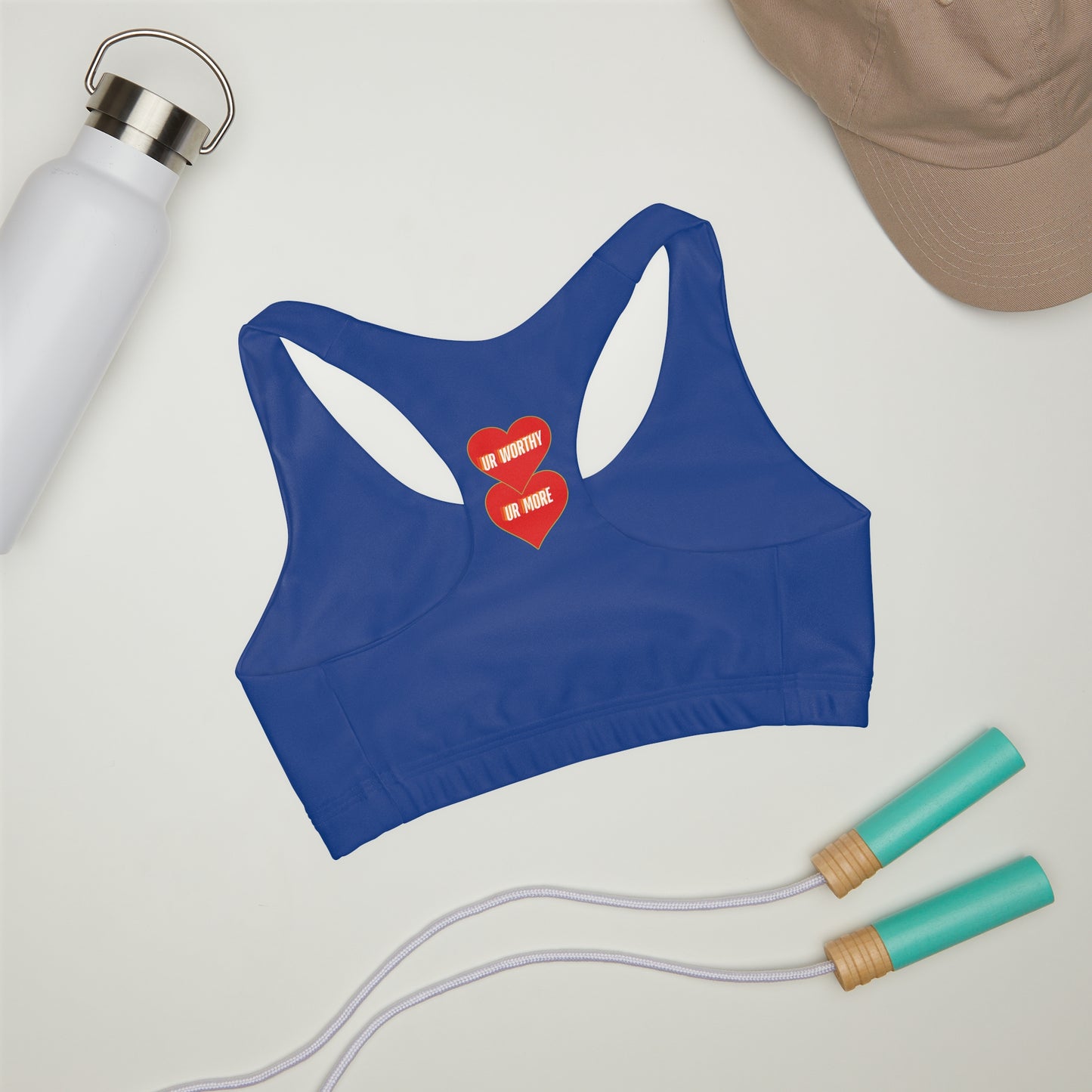 UR Worthy-UR More Girls' Double Lined Seamless Sports Bra (AOP) #15