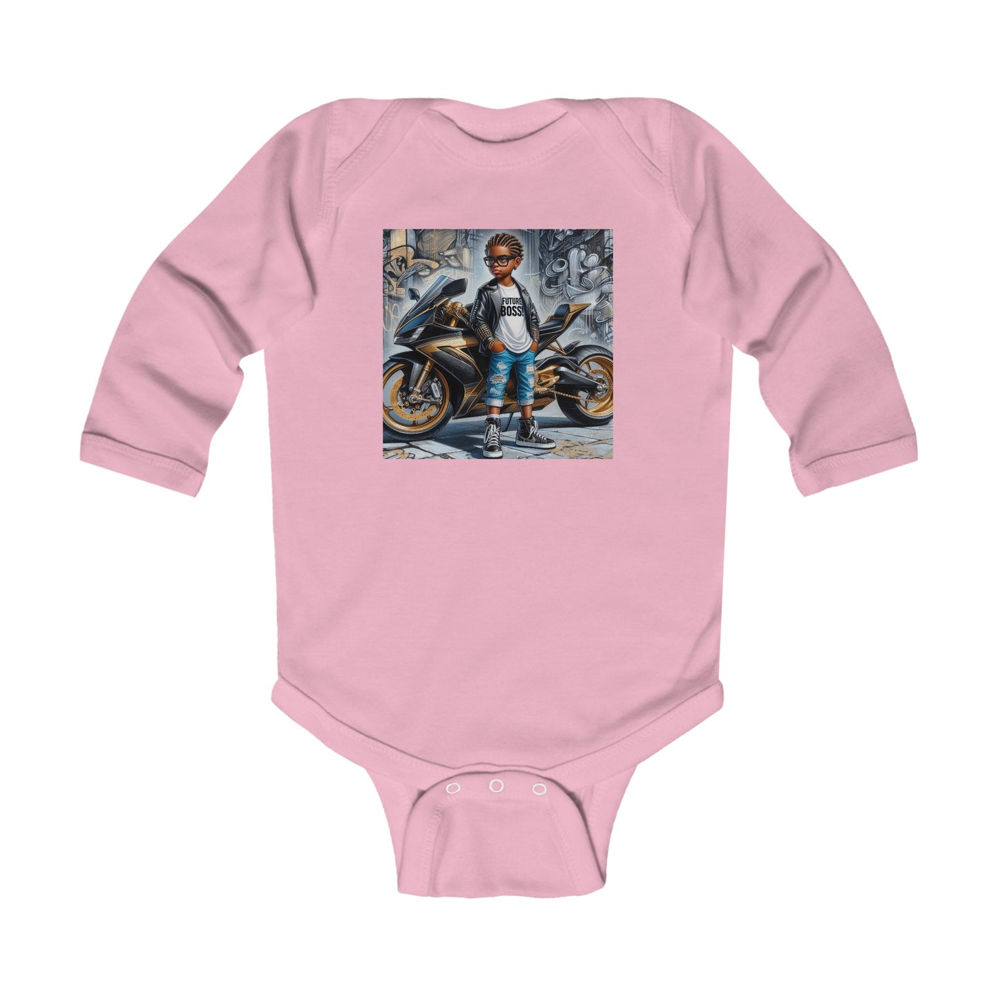 Future Boss Infant Long Sleeve Bodysuit #27IU
