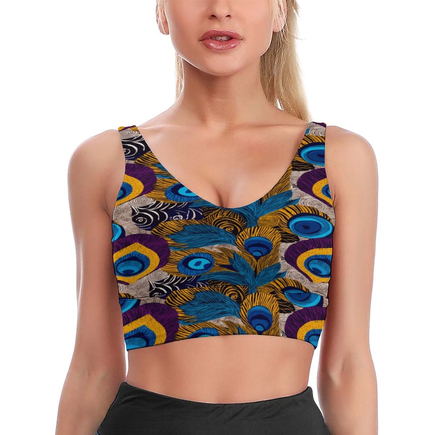 Sports Yoga Bra YJ032 (All-Over Printing)