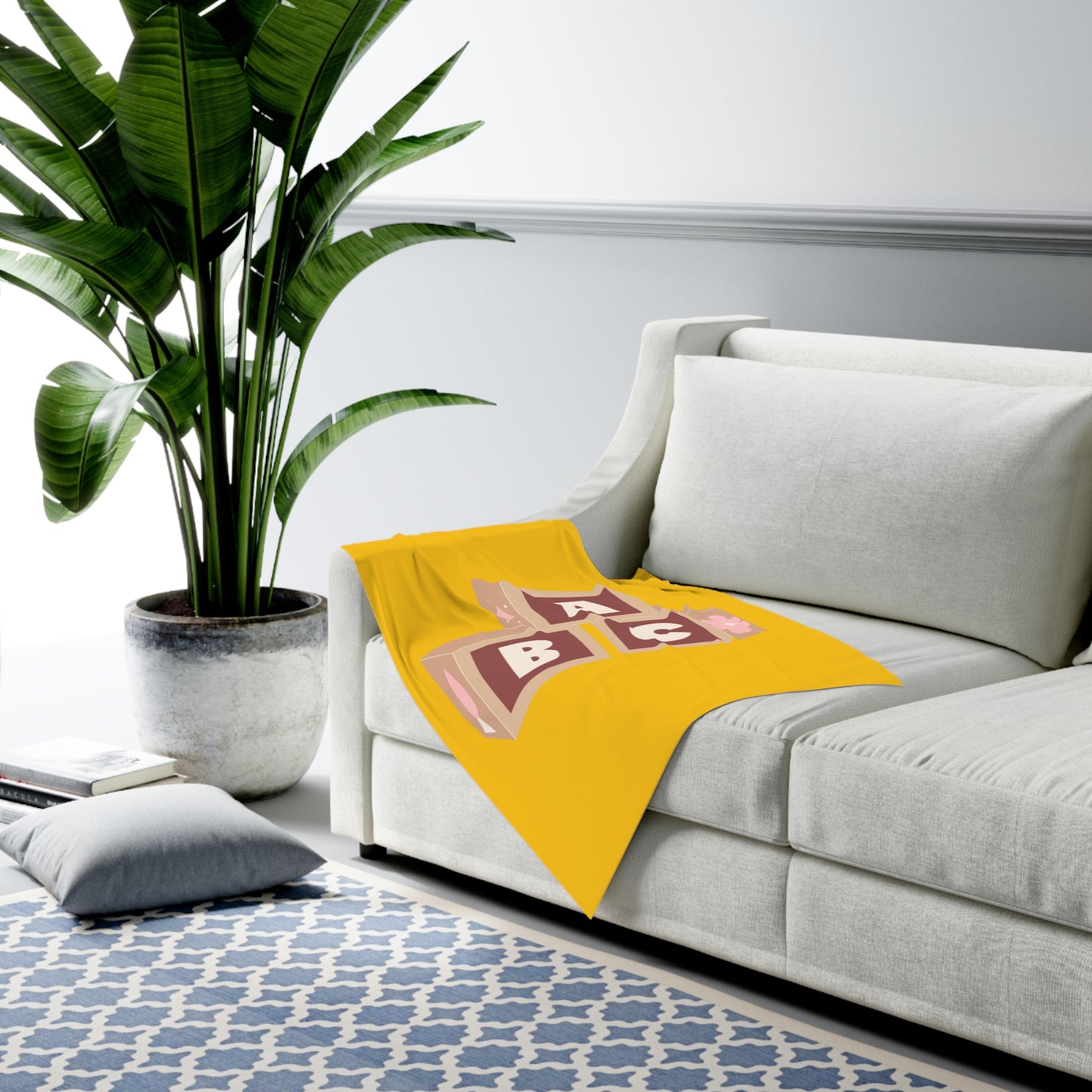 ABC Baby Swaddle Blanket #ABC1