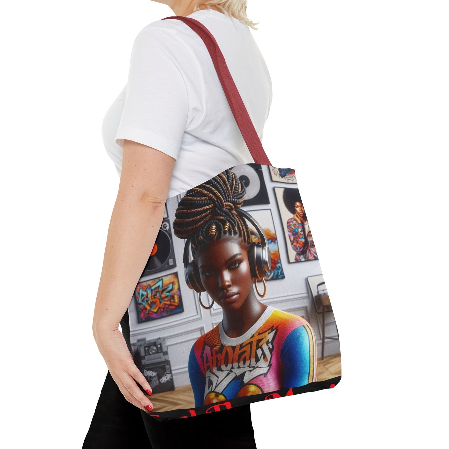 Feel The Music Tote Bag (AOP) #FM17