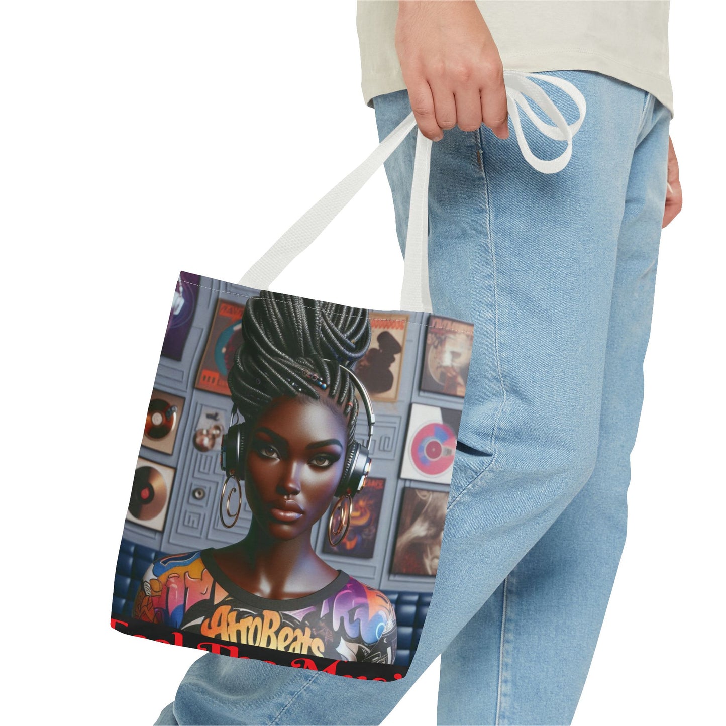 Feel The Music Tote Bag (AOP) #FM15