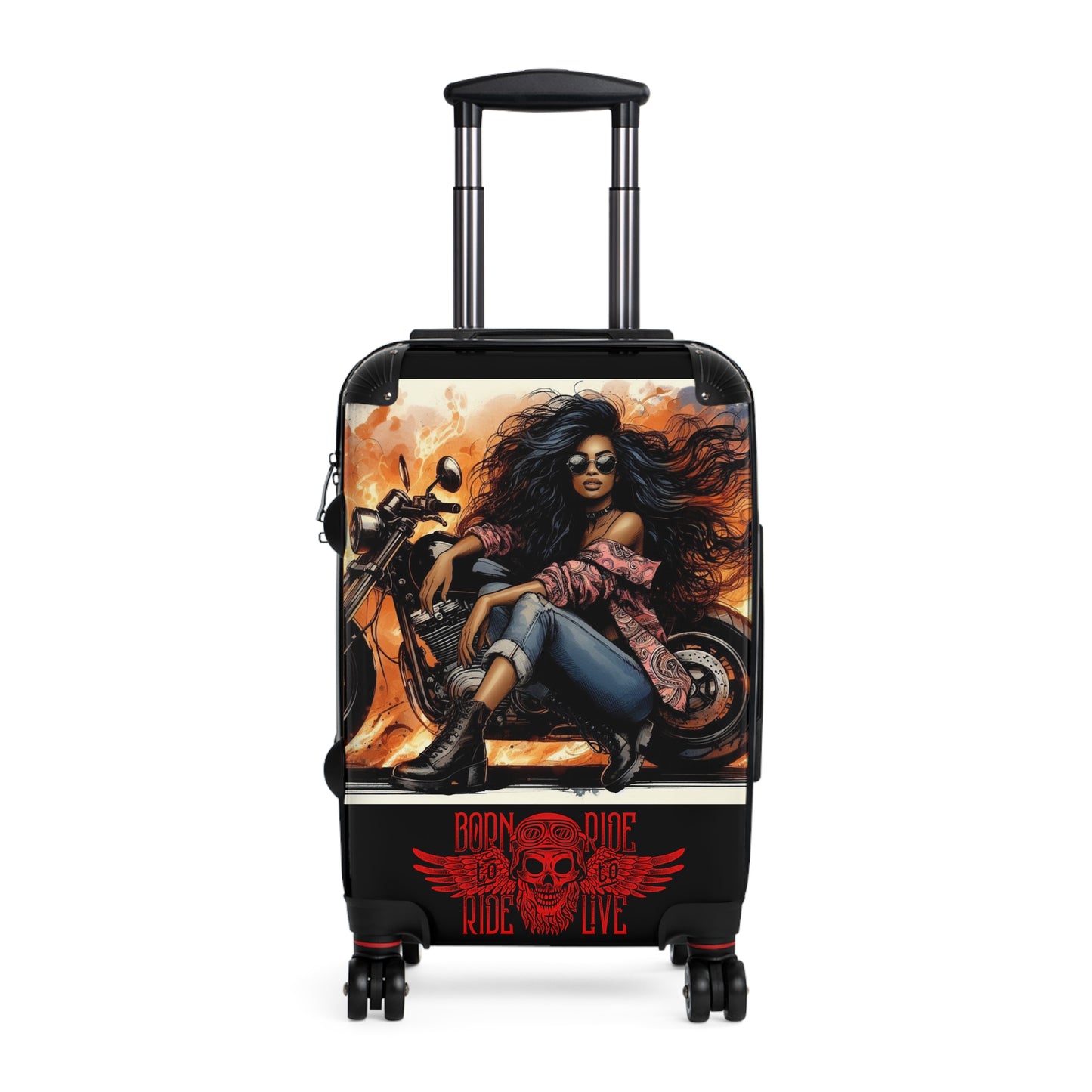 Born To Ride Suitcases #13M