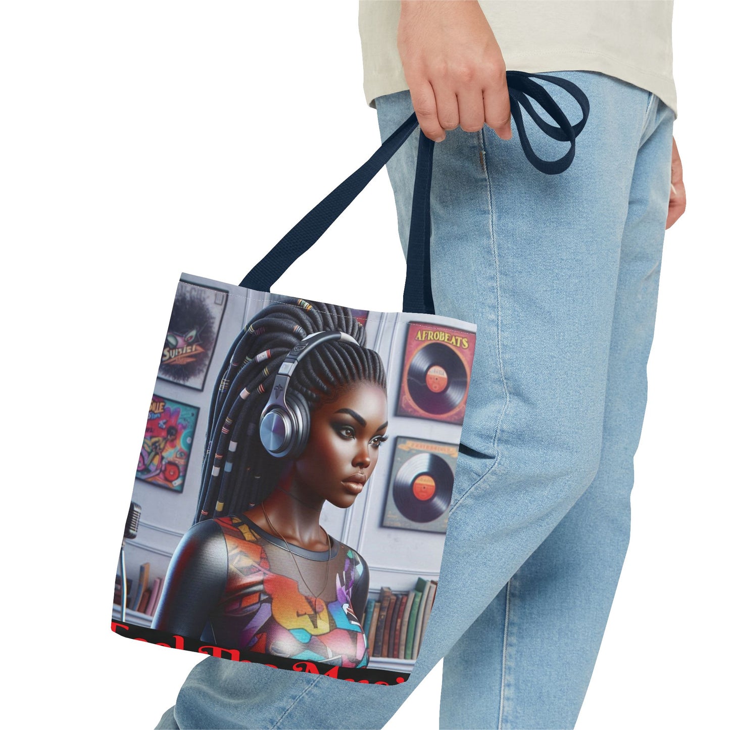 Feel The Music Tote Bag (AOP) #FM16