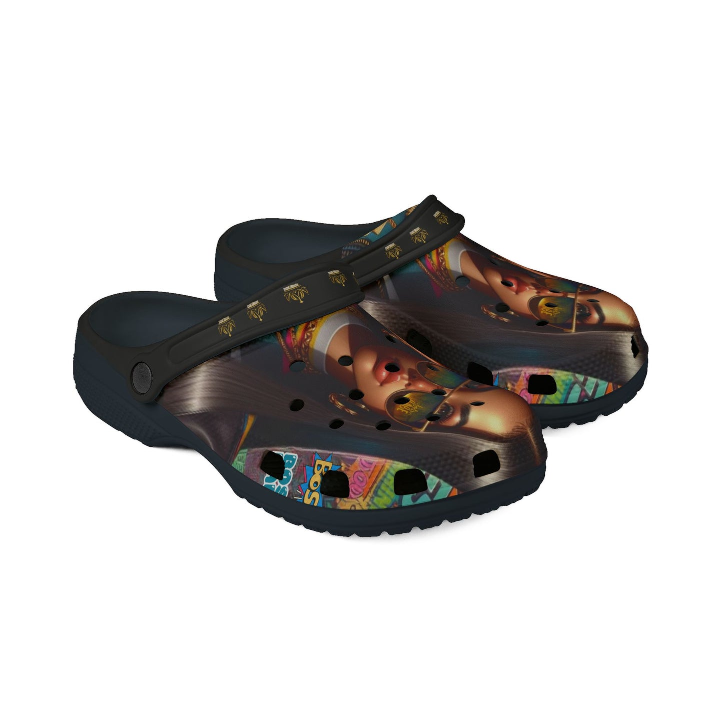 Future Boss EVA Foam Rubber Shoes (AOP) #25U
