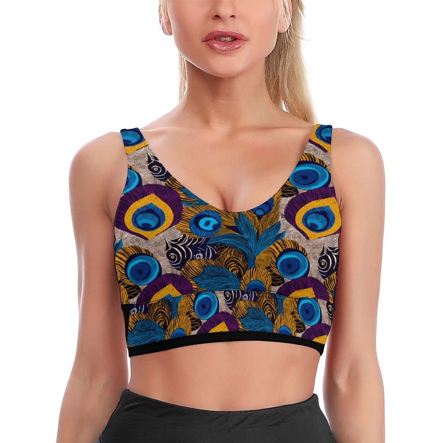 Sports Yoga Bra YJ032 (All-Over Printing)