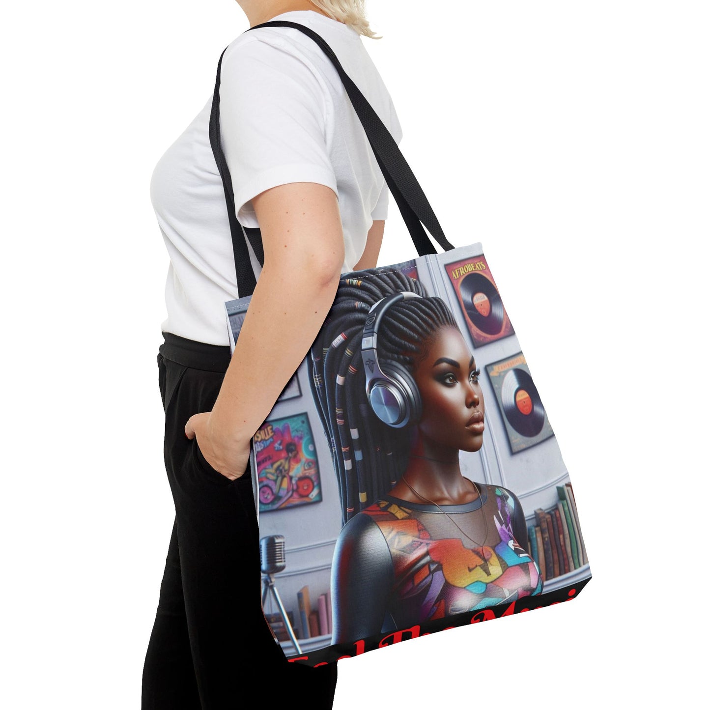 Feel The Music Tote Bag (AOP) #FM16
