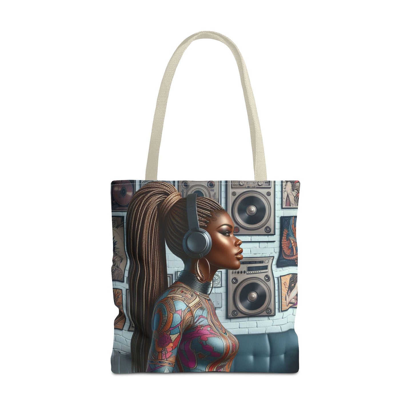 Feel The Music Tote Bag (AOP) #FM19