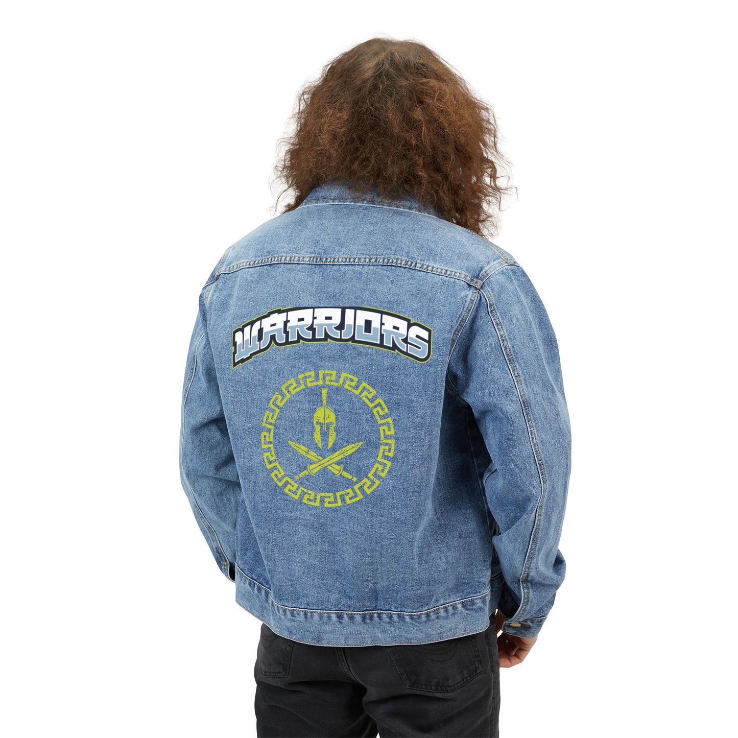 Warriors Men's Denim Jacket #1U
