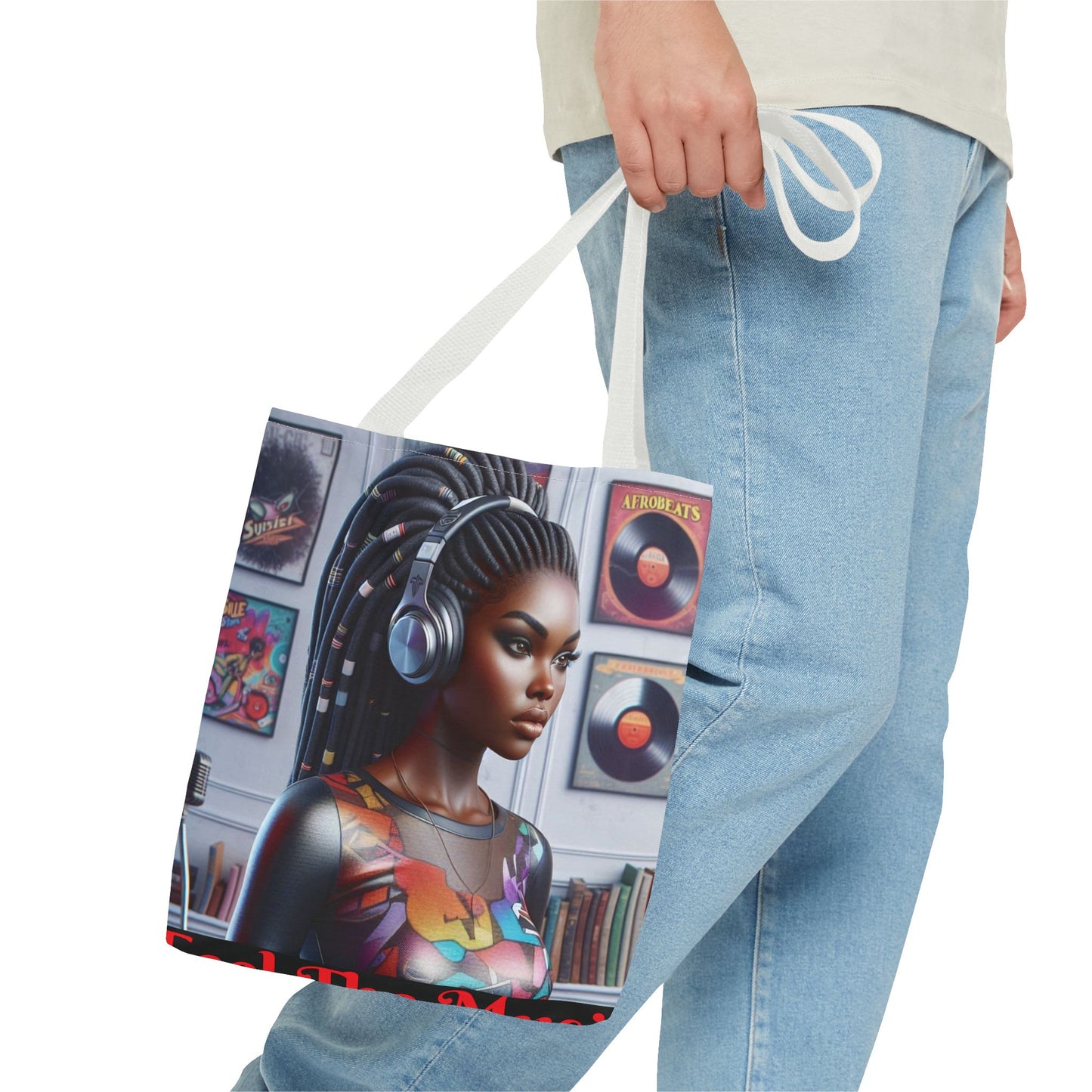 Feel The Music Tote Bag (AOP) #FM16