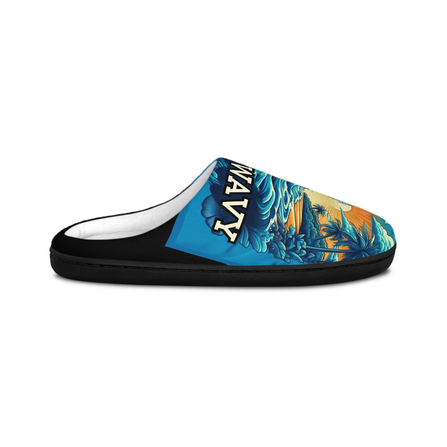 Life Is Wavy Men's Indoor Slippers #LIW3