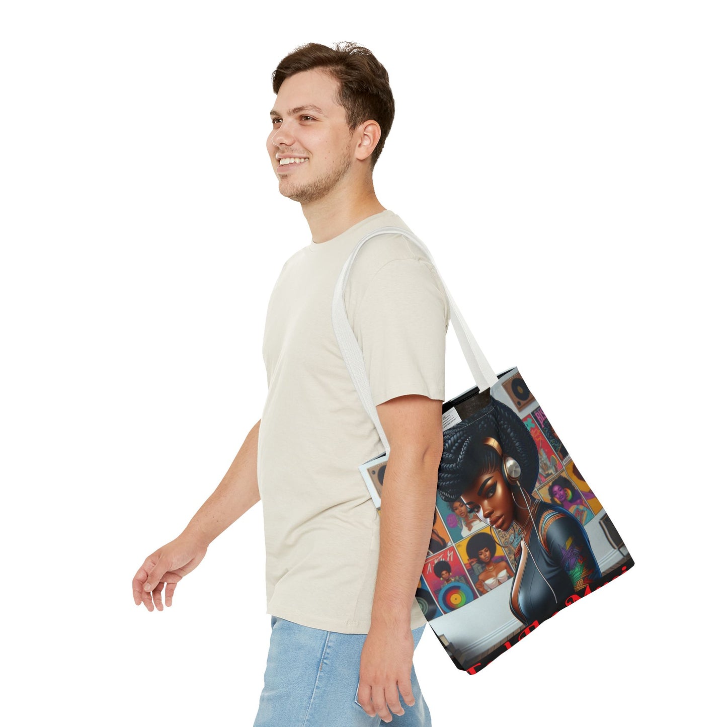 Feel The Music Tote Bag (AOP) #FM8