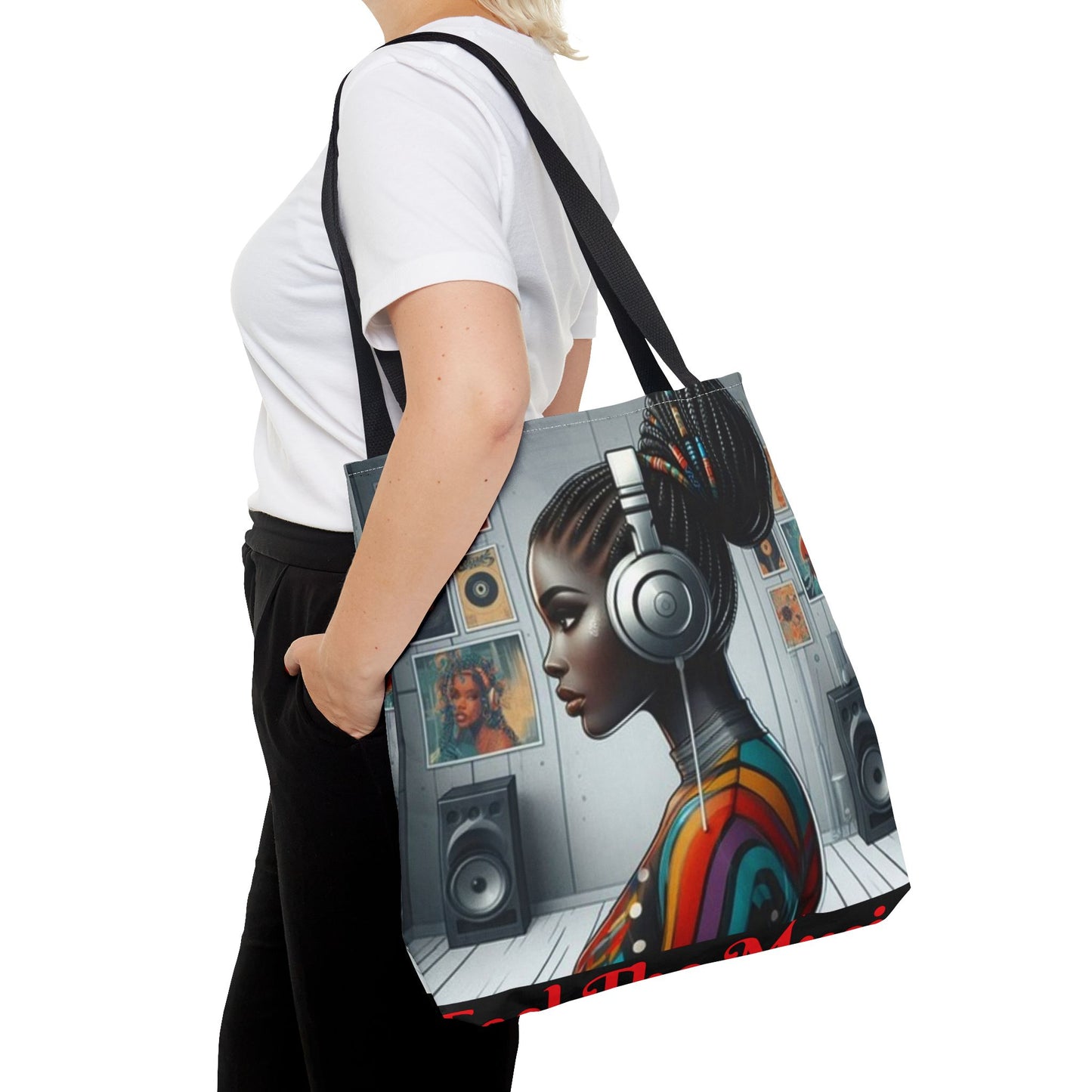 Feel The Music Tote Bag (AOP) #FM4