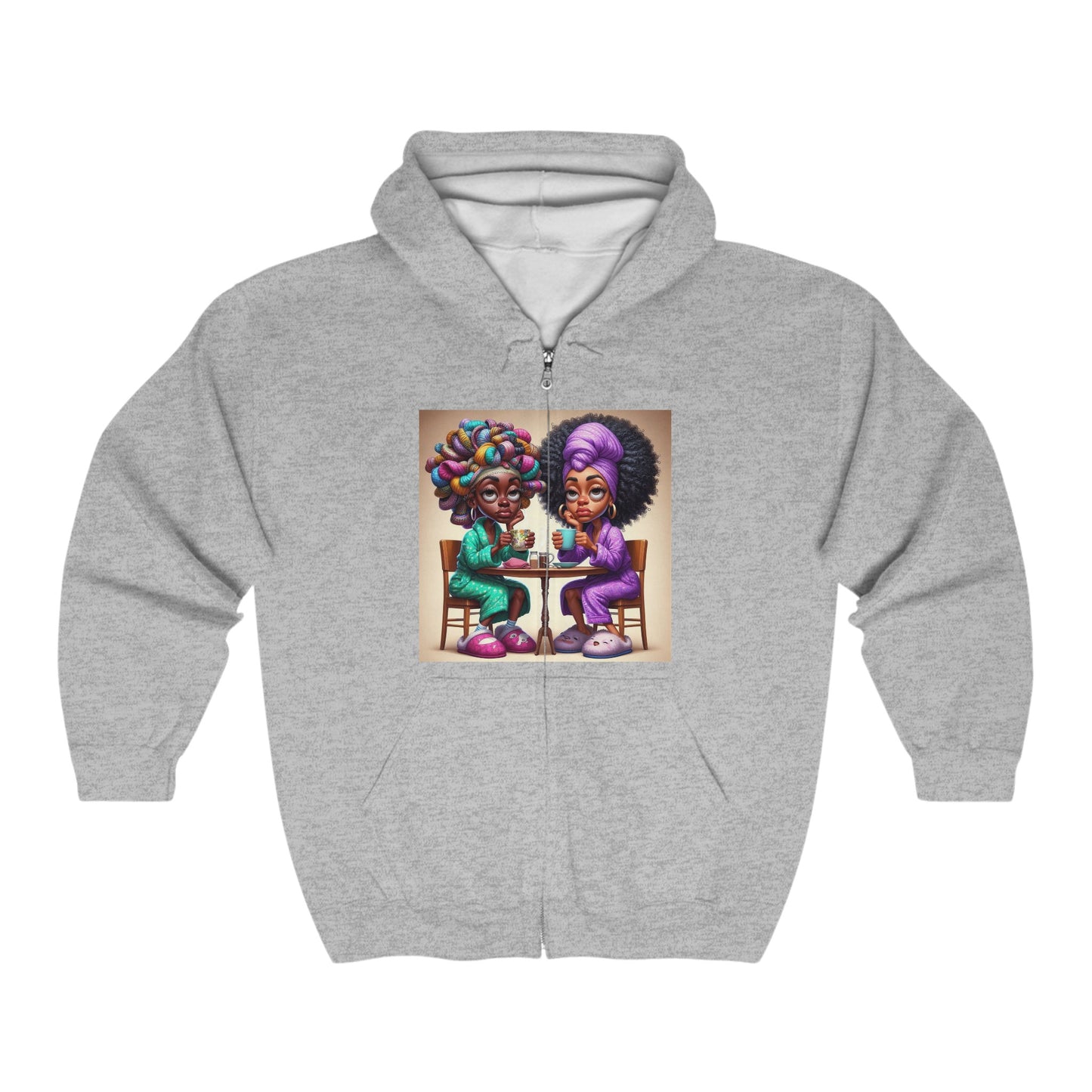 Monday Vibes Unisex Heavy Blend™ Full Zip Hooded Sweatshirt #MV2
