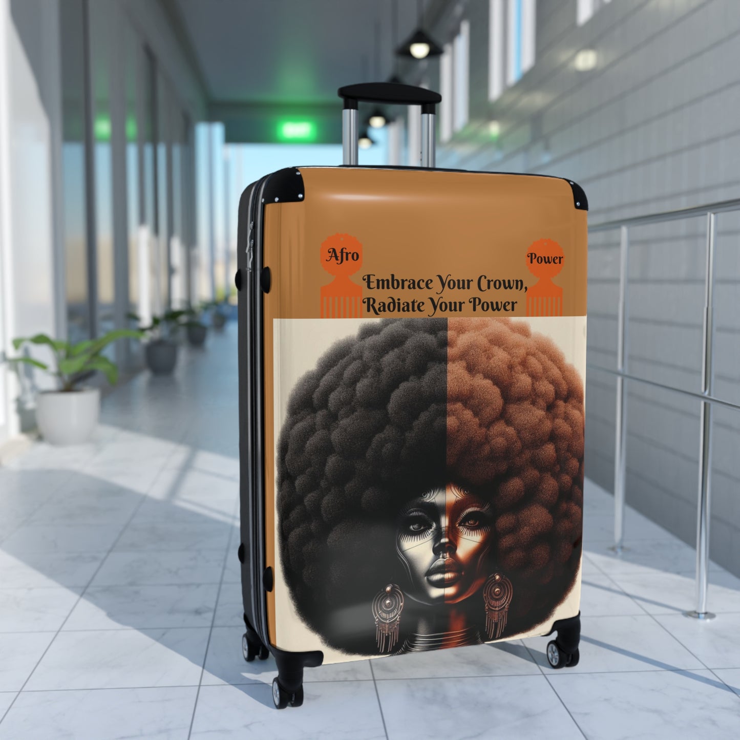 Afro Power Suitcases #AP10