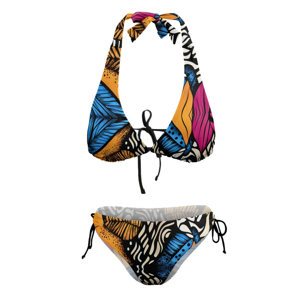 Plus size bikini swimsuit