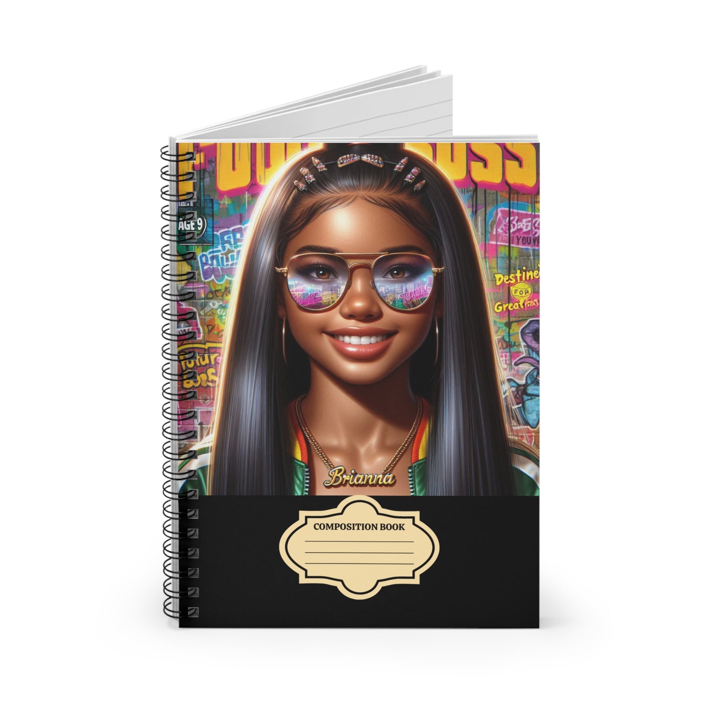 Back to School Affirmations Spiral Notebook - Ruled Line #43