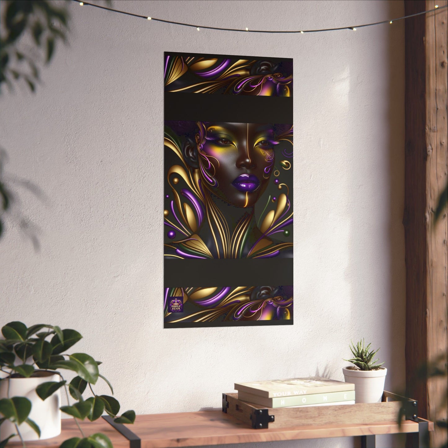 Purrple Reign Matte Vertical Posters #PR7
