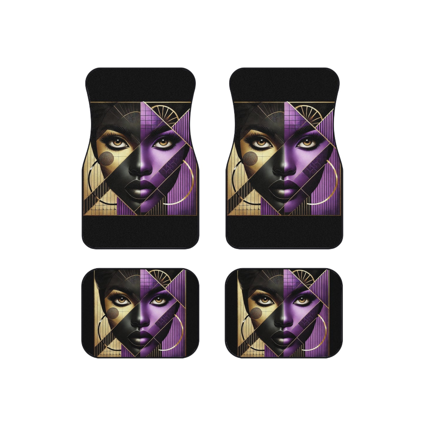 Abstract Beauty Car Mats (Set of 4) #AB2
