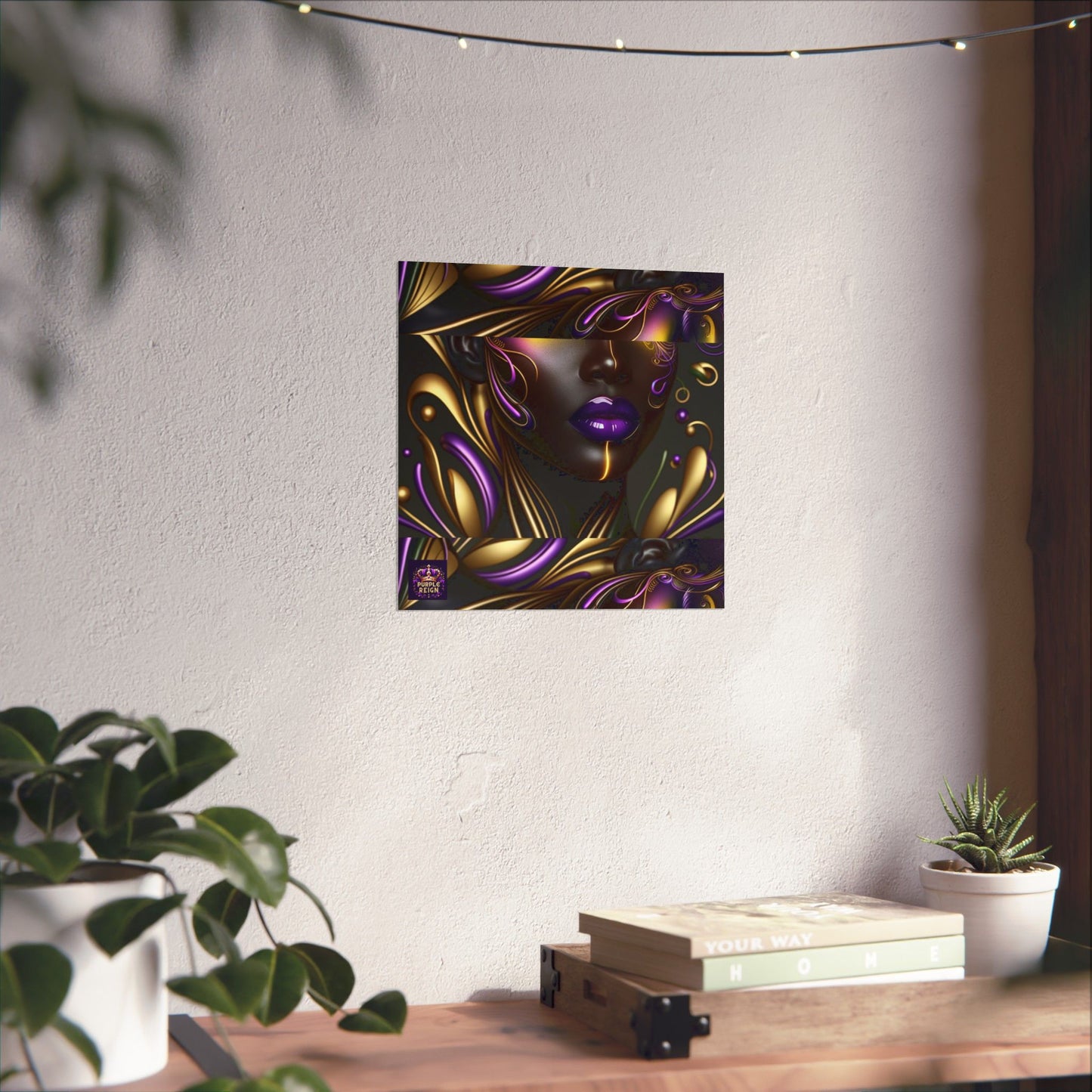 Purrple Reign Matte Vertical Posters #PR7