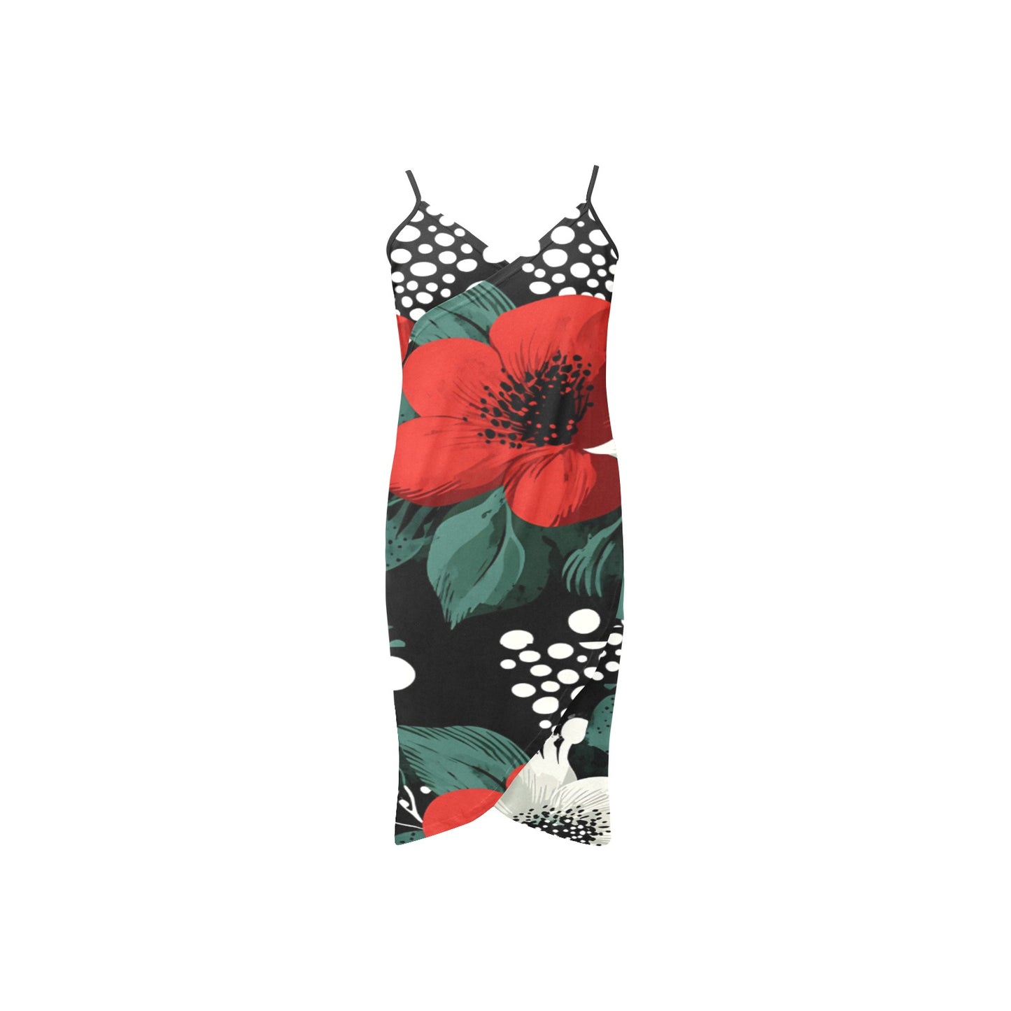 Spaghetti Strap Backless Beach Dress (D65)